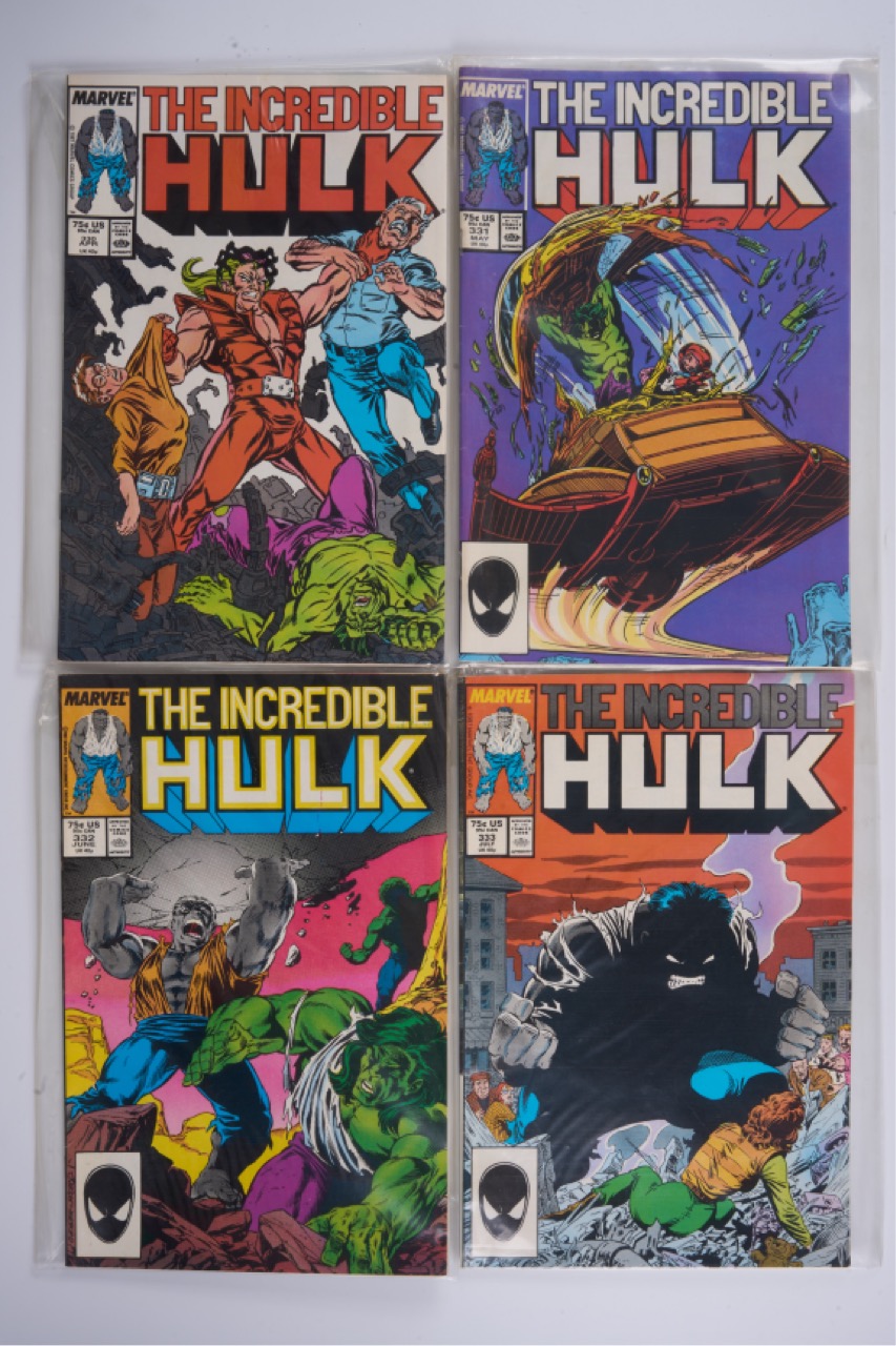 Incredible Hulk Volume 1 (Marvel Comics, 1987-92) Bundle of 32