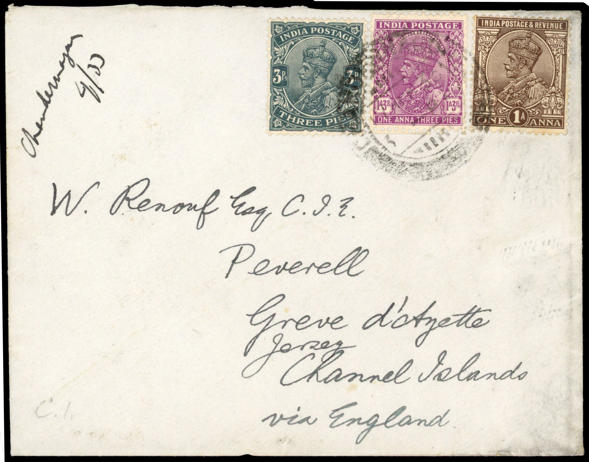 India Used Abroad French India to Jersey CI 