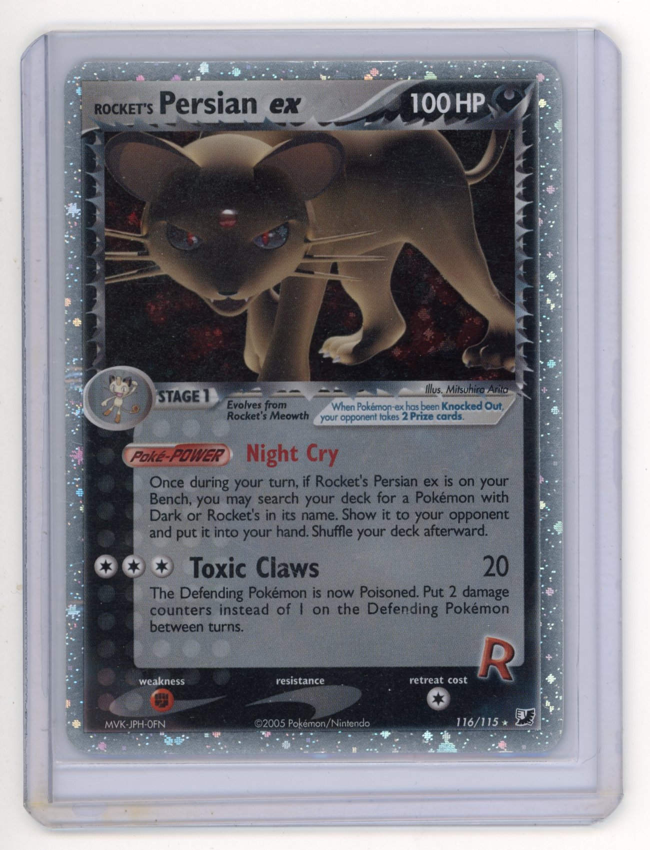 Rocket's Raikou ex #108 // Rocket's Persian ex #116