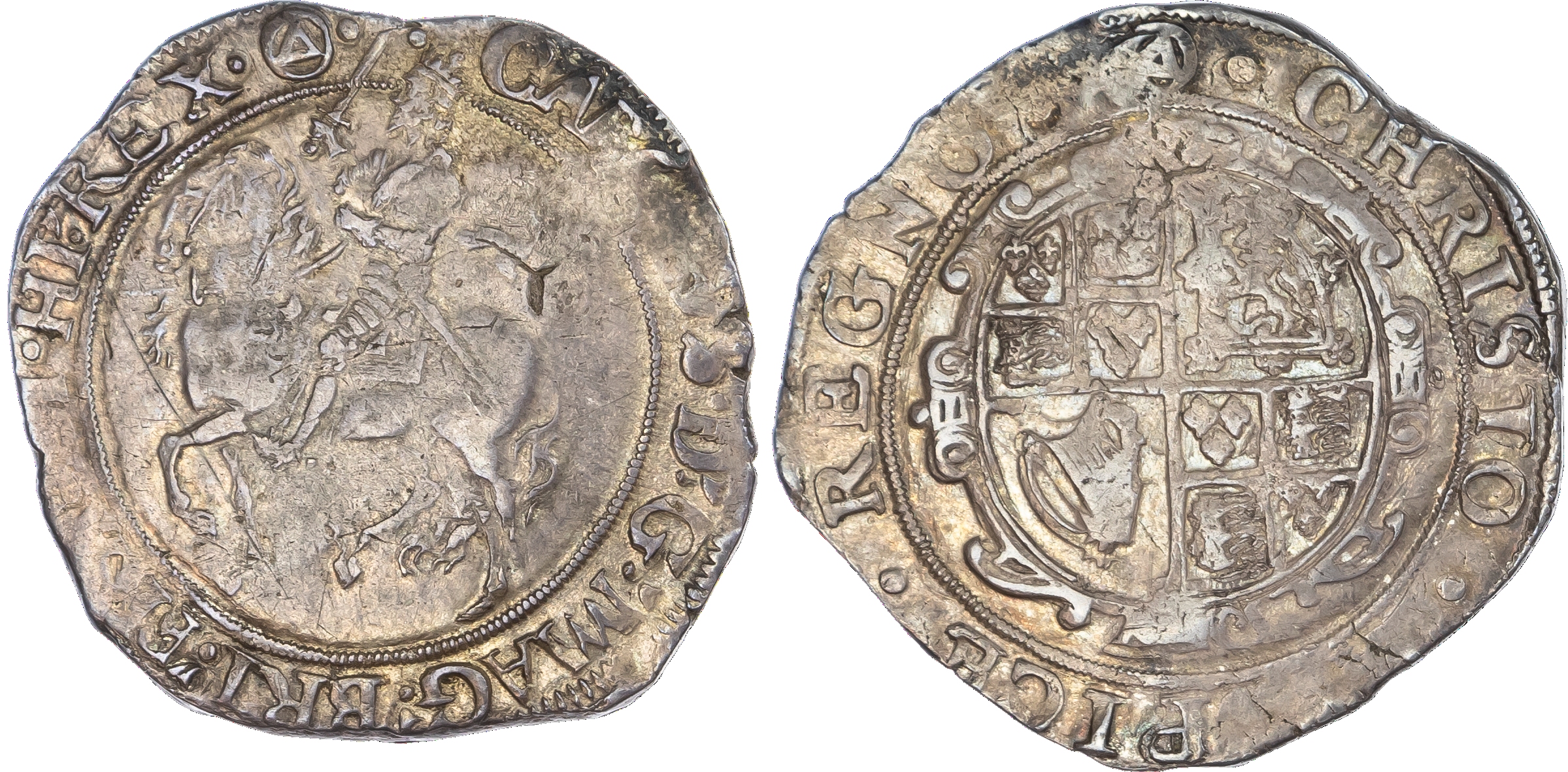 Charles I (1625 ‑1649), AR Halfcrown, 15.10gm., Tower Mint