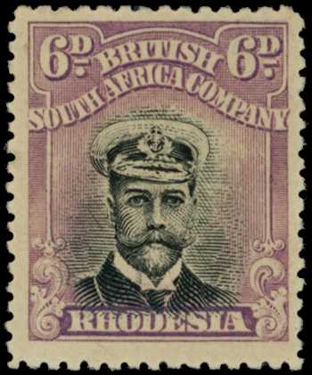 1918-21 6d Head Die II retouch, perf 14,...