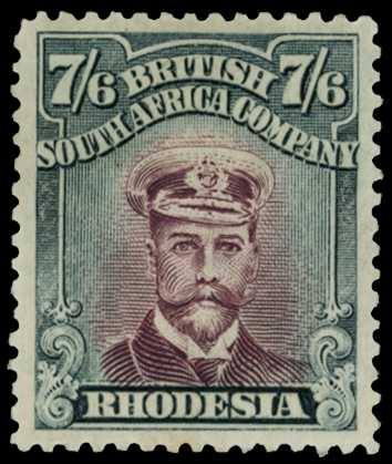 1922-3 7/6d Head Die IIIB, perf 14, white...