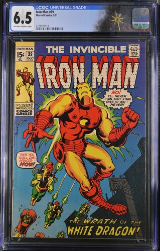 Iron Man #39 CGC 6.5 "A Twist of Memory ? A Turn of Mind!" (Marvel Comics, 1971) Off-white to white pages