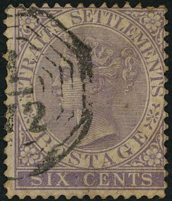 Malaya Straits SG 13w used