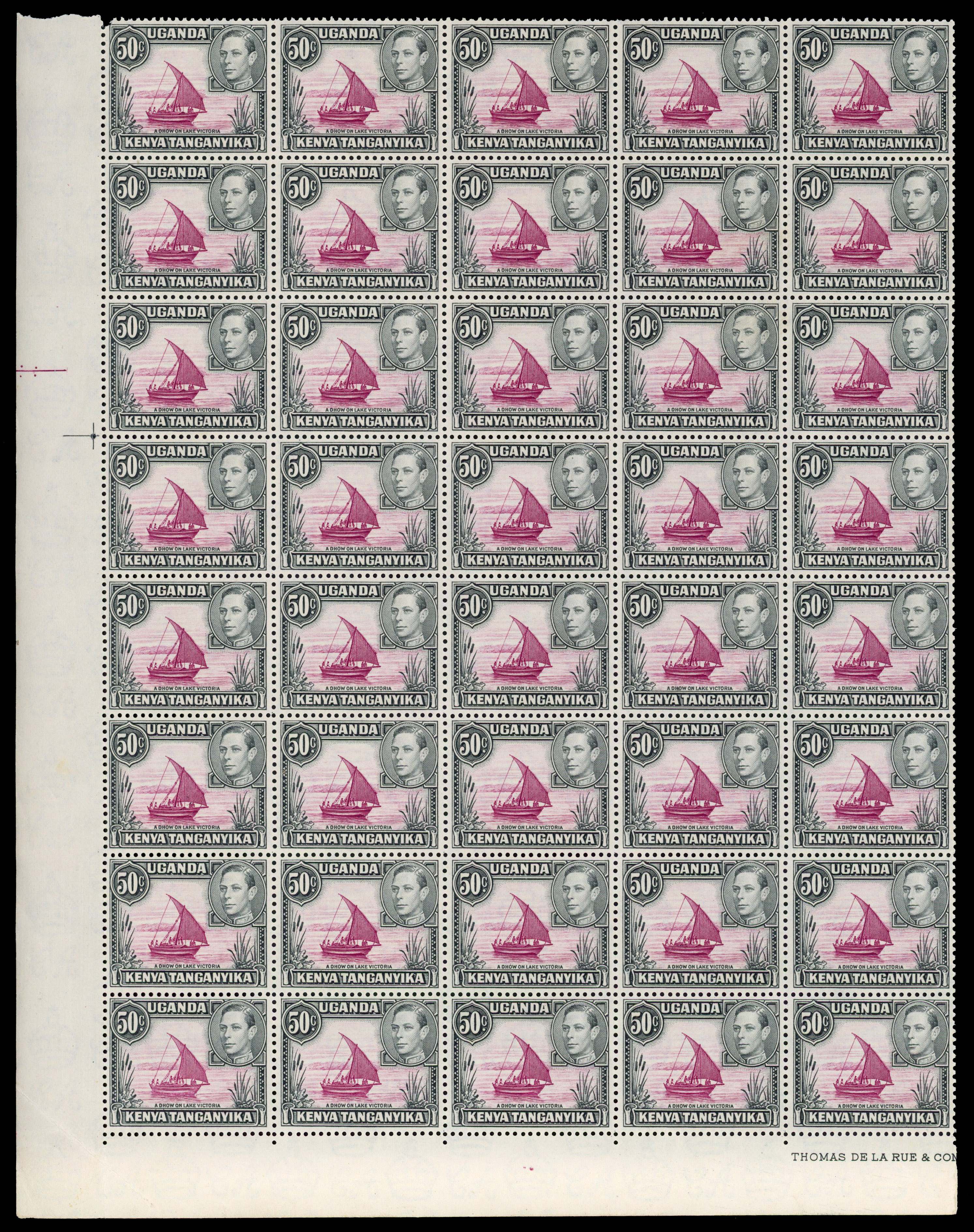 KUT SG 144ea, eb block mint