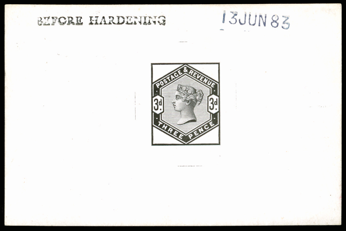 GB 1883 SG 191 3d Die Proof