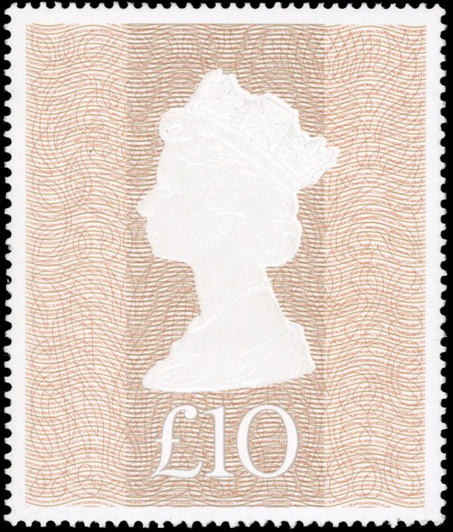 GB SG 1658 1993 Questa £10 Machin embossed essay