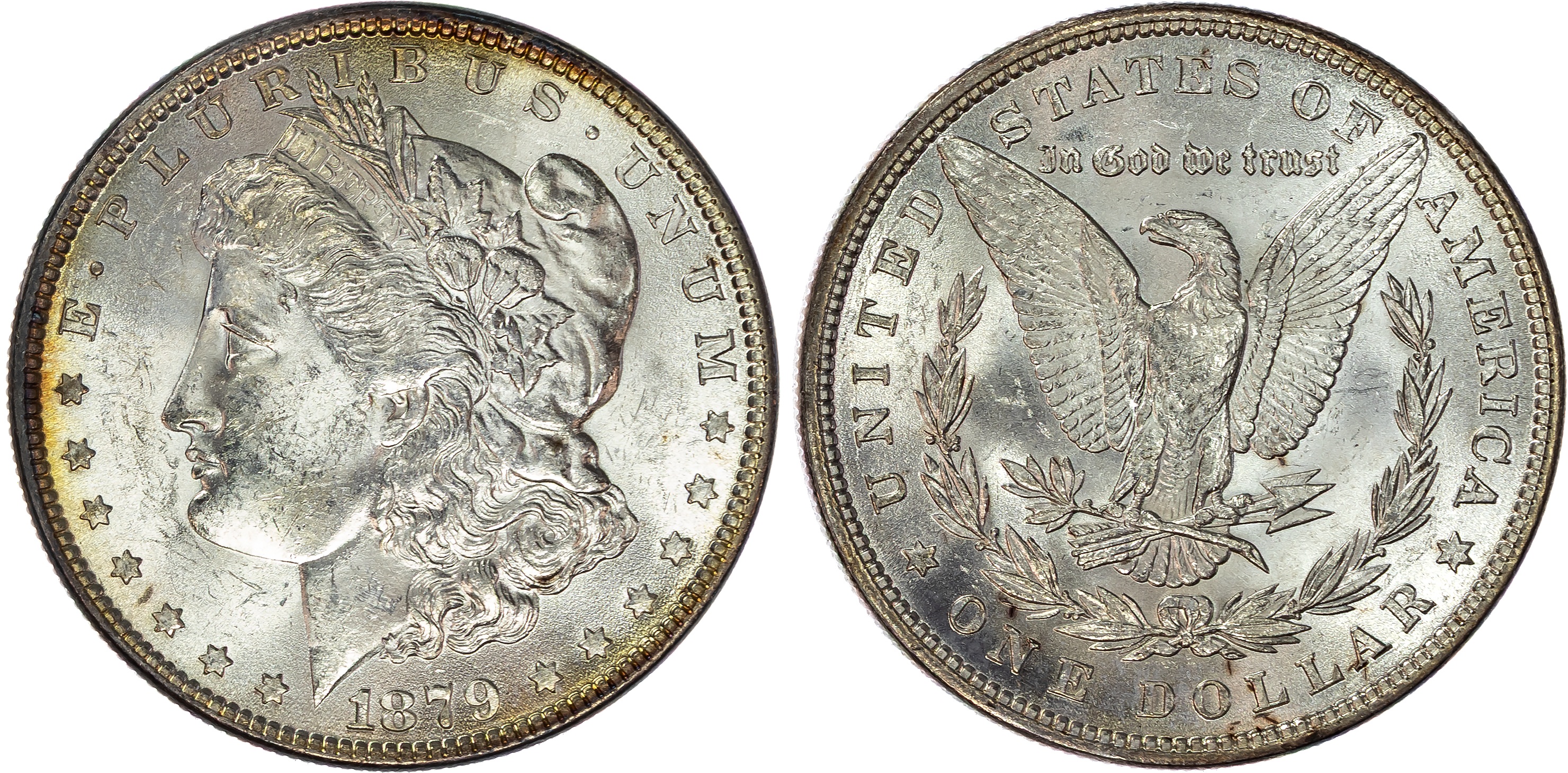 USA , silver Morgan Dollar, 1879, Philadelphia, 26.75g (KM 110). About Uncirculated.…