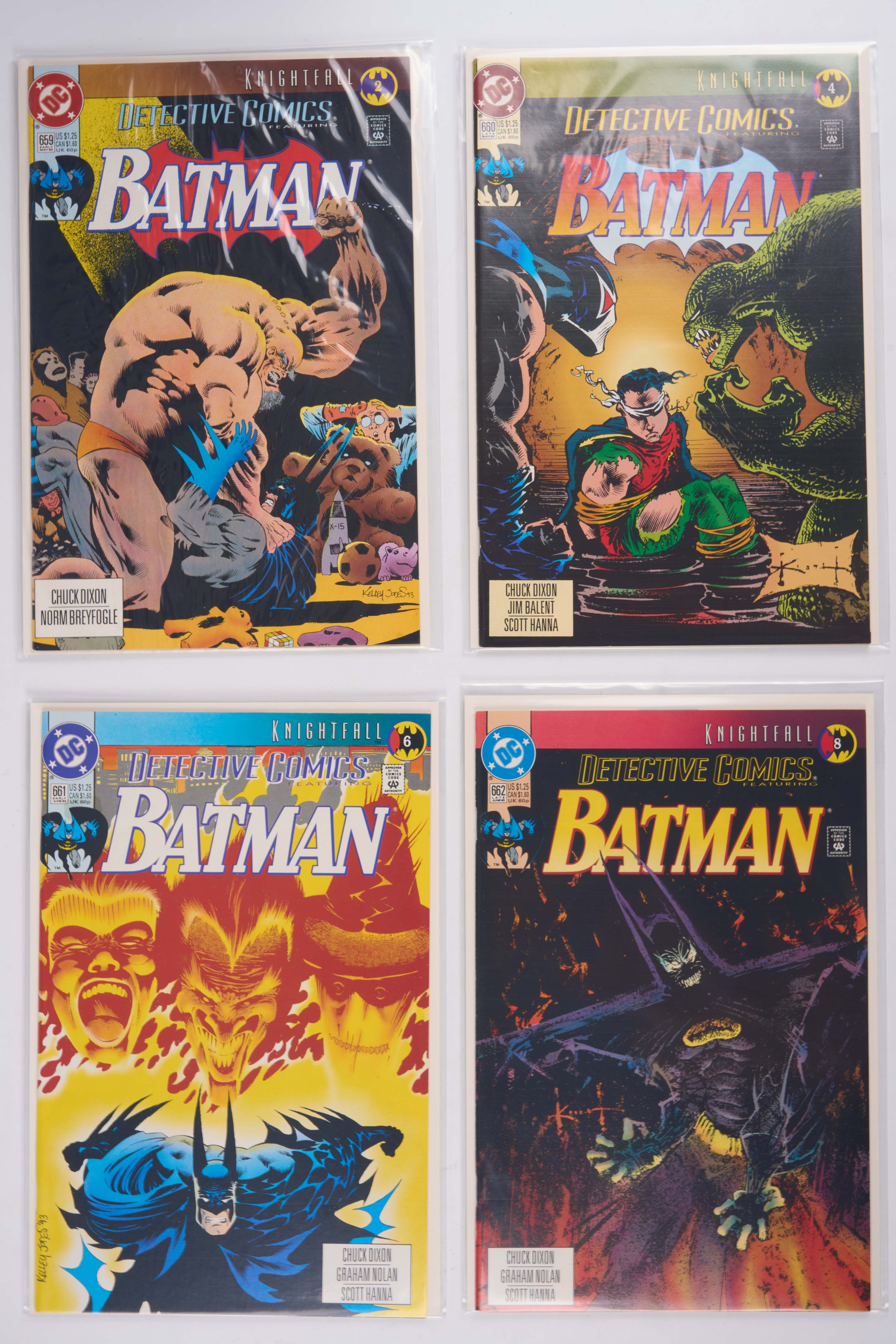Batman Knightfall And Knight Quest (DC Comics, 1993-1994) Bundle of 38