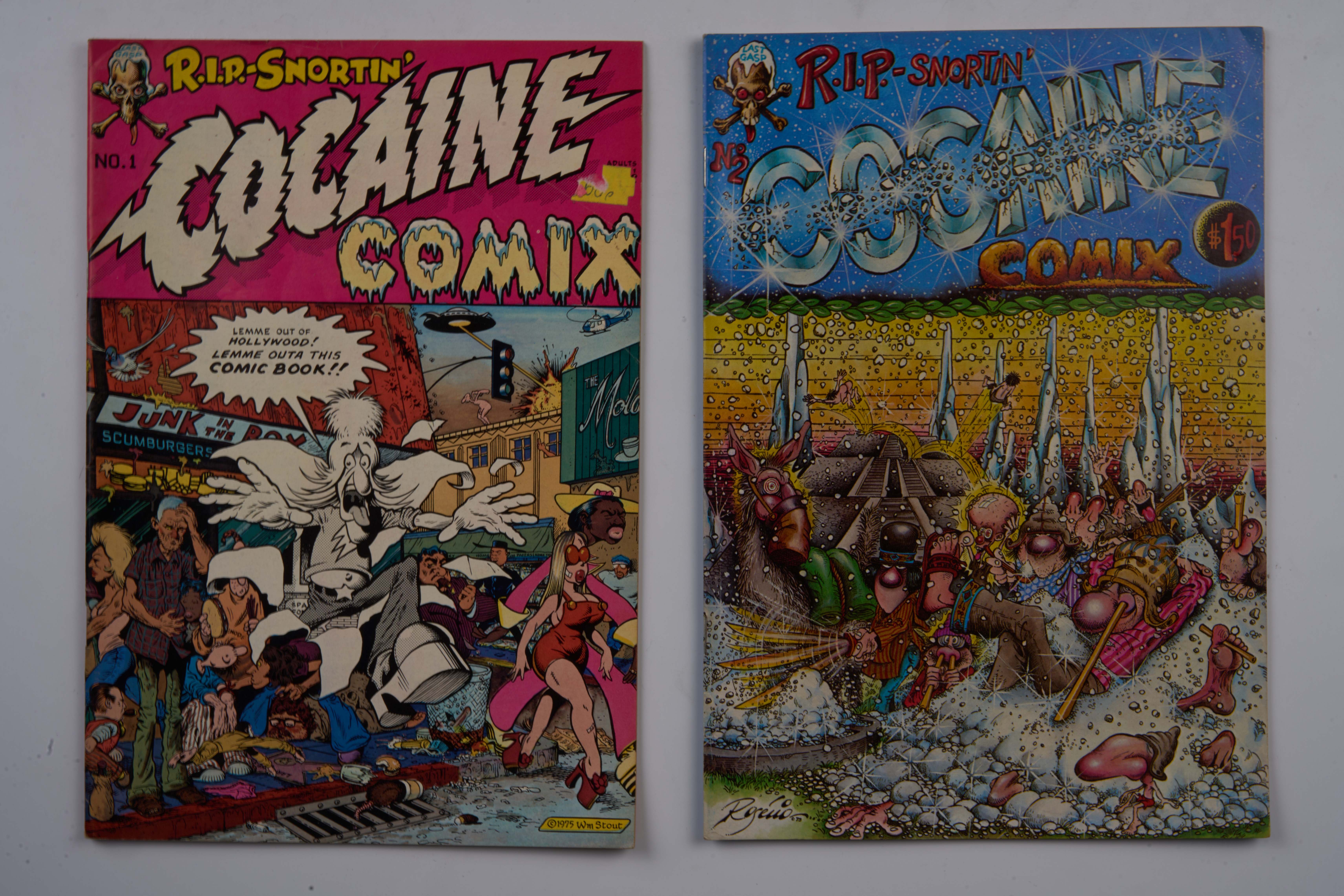 R.I.P Snortin' Cocaine Comix #1-#4 (Last Gasp, 1975-82)