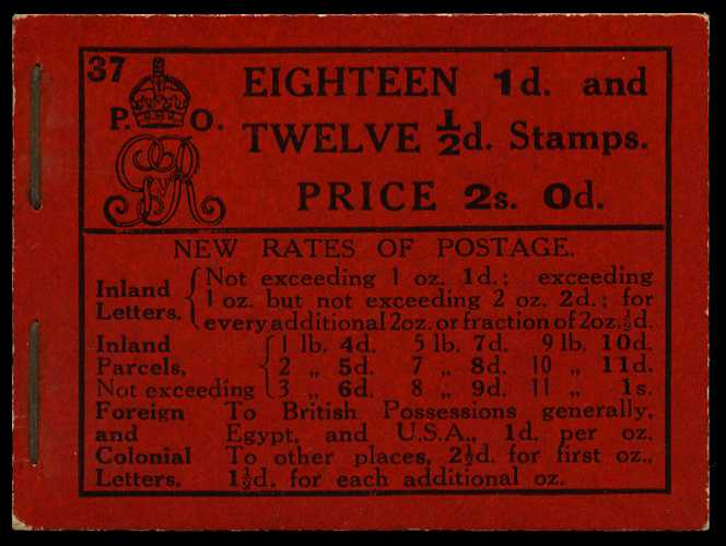 1915 (December) 2/- booklet (#37), new...