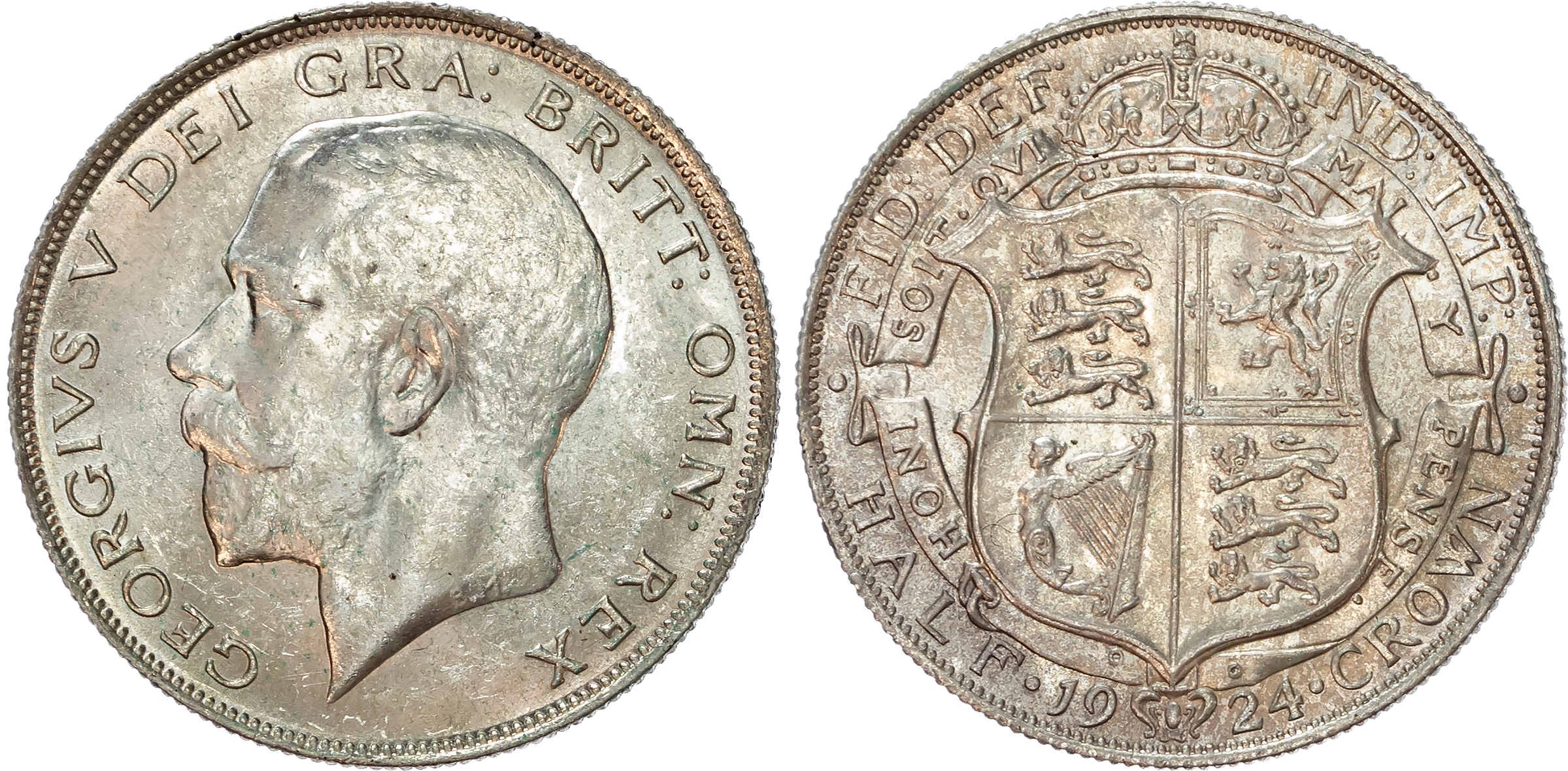 George V (1910-1936) Halfcrown, 1924.