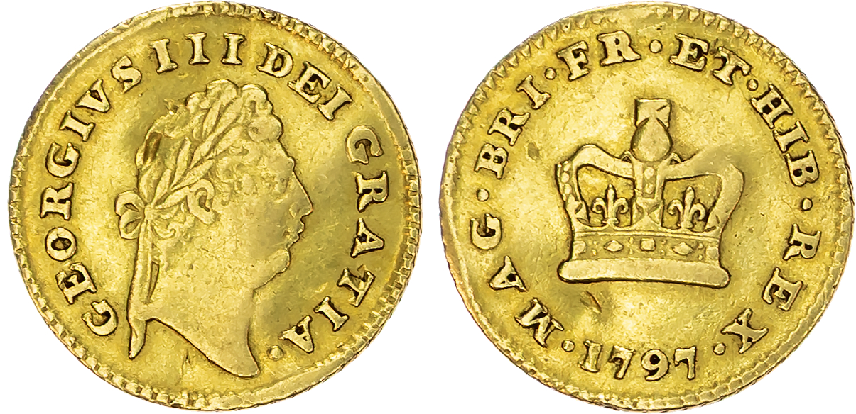 George III (1760-1820), Third Guinea, 1797.