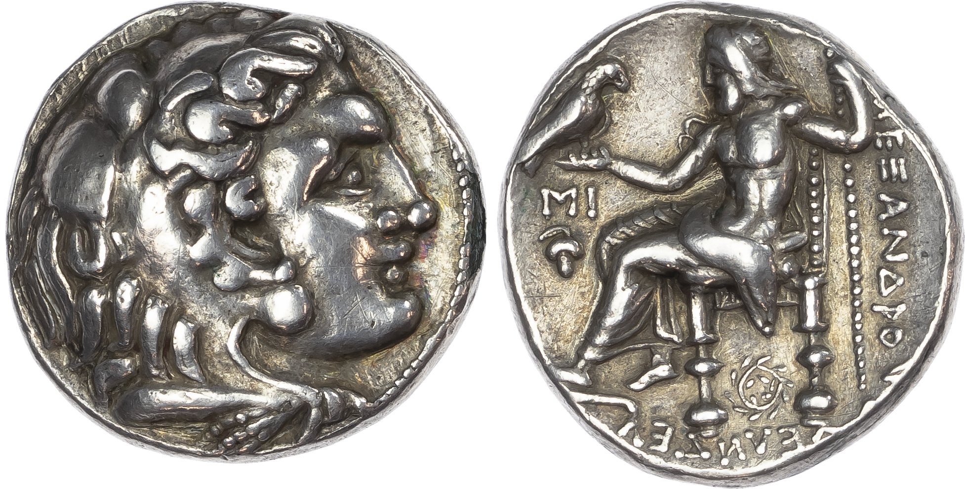 Kingdom of Macedon, Alexander the Great (336-323 BC) Plated AE (Fouree) Tetradrachm.