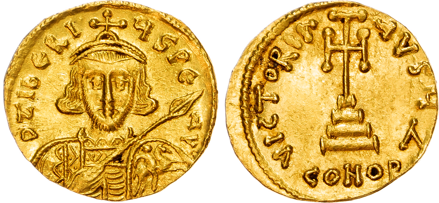 Tiberius III (AD 698-705) AV Solidus, Constantinople, 4.32g. 