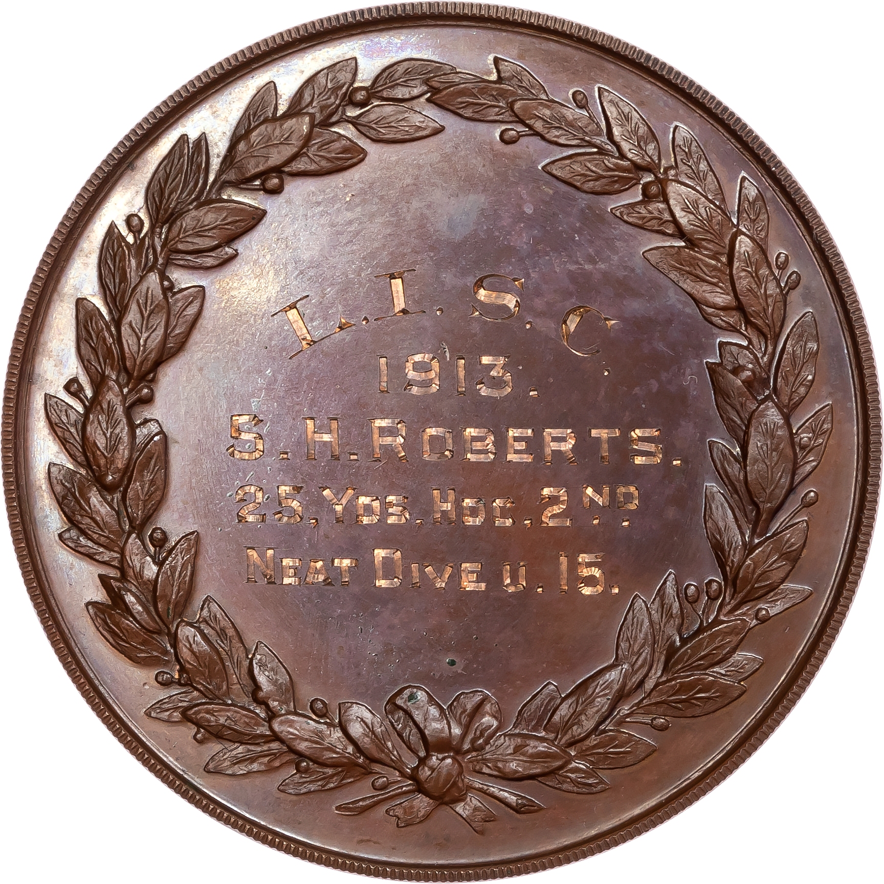 Great Britain. George V Æ Boxed Sports Medallion. 1913.