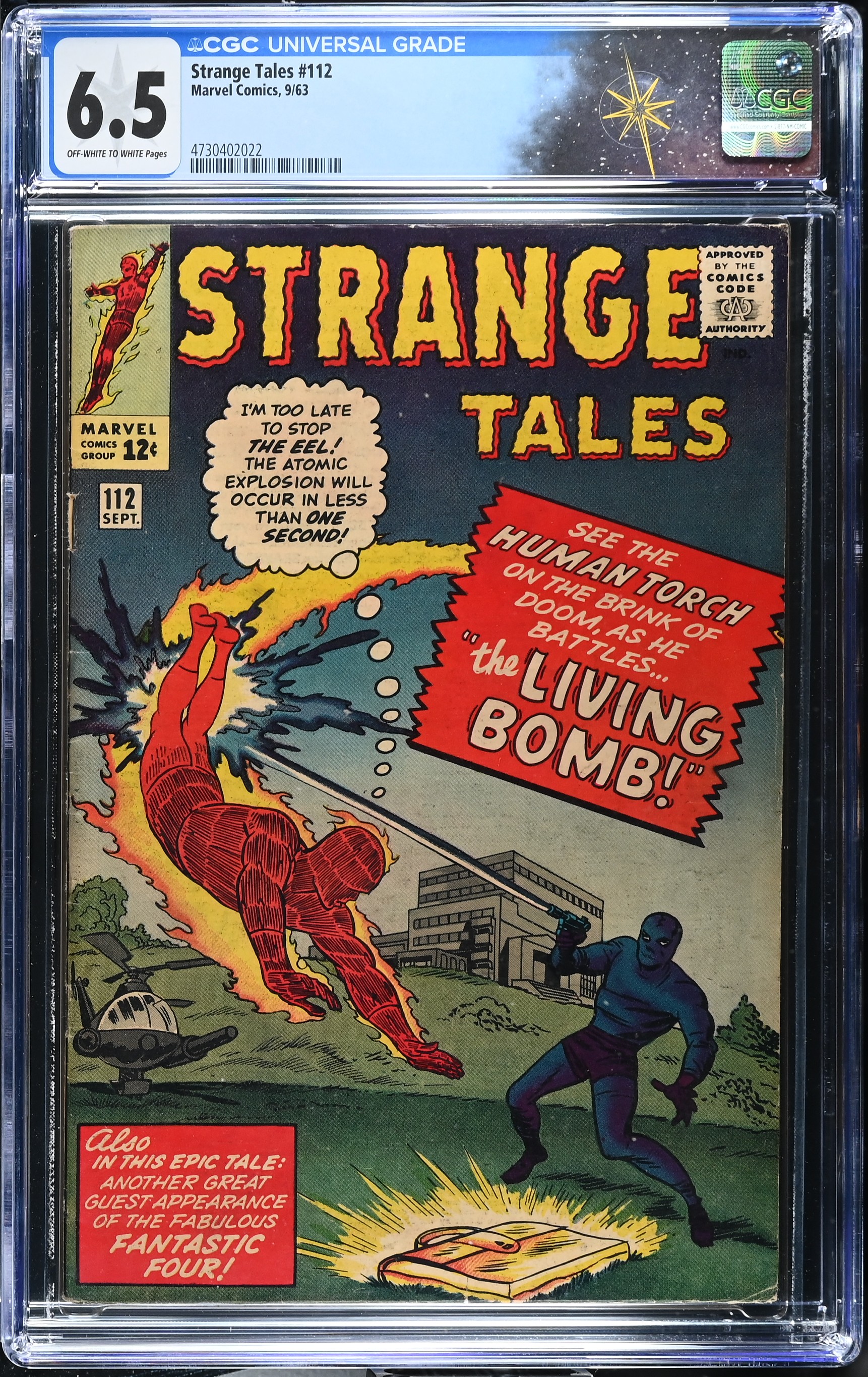 Strange Tales #112 CGC 6.5 1st Appearance of the Eel (Marvel Comics, 1963) Off-White to White Pages