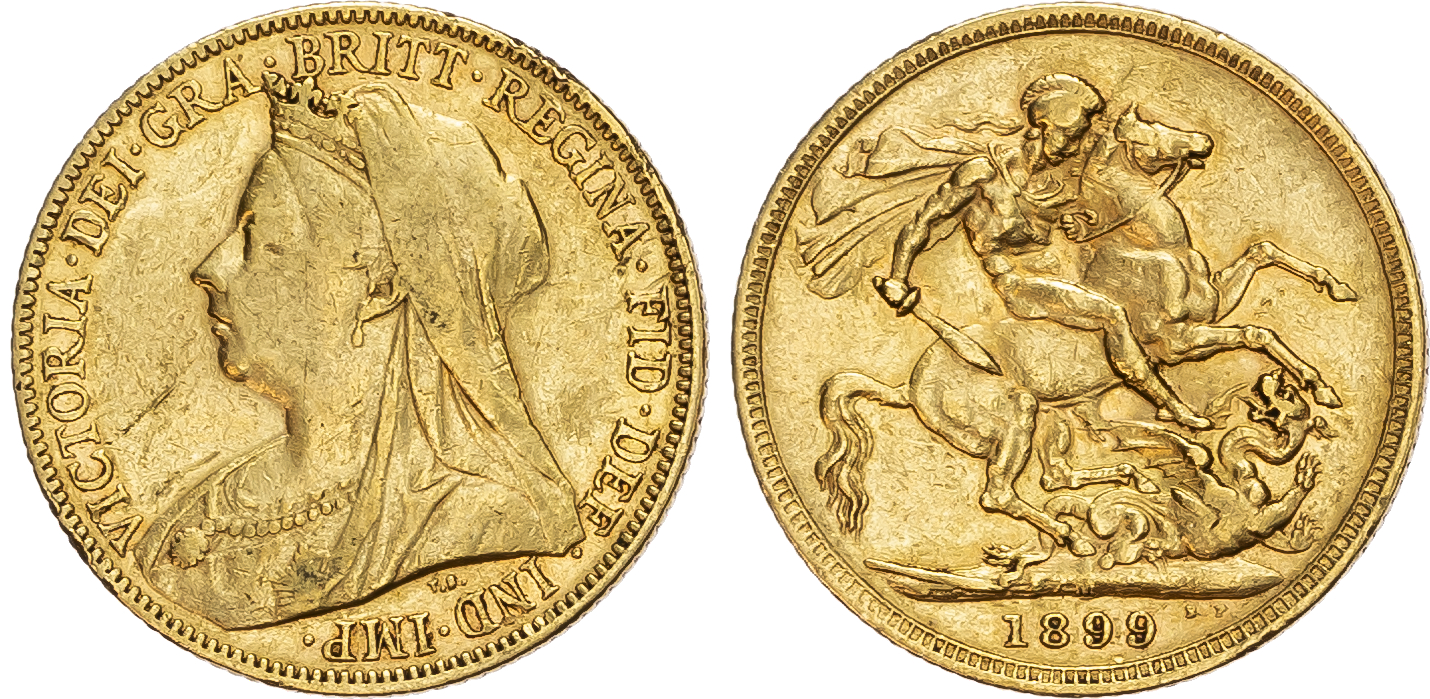 Victoria (1837-1901), Group of Gold Coins (3).