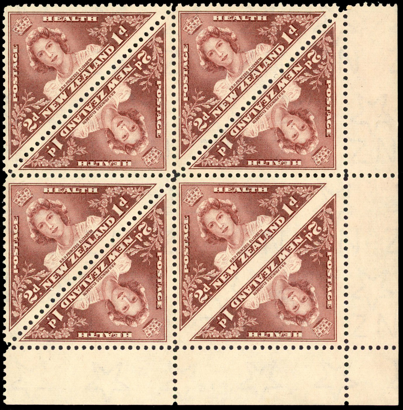 NZ SG 637a block mint