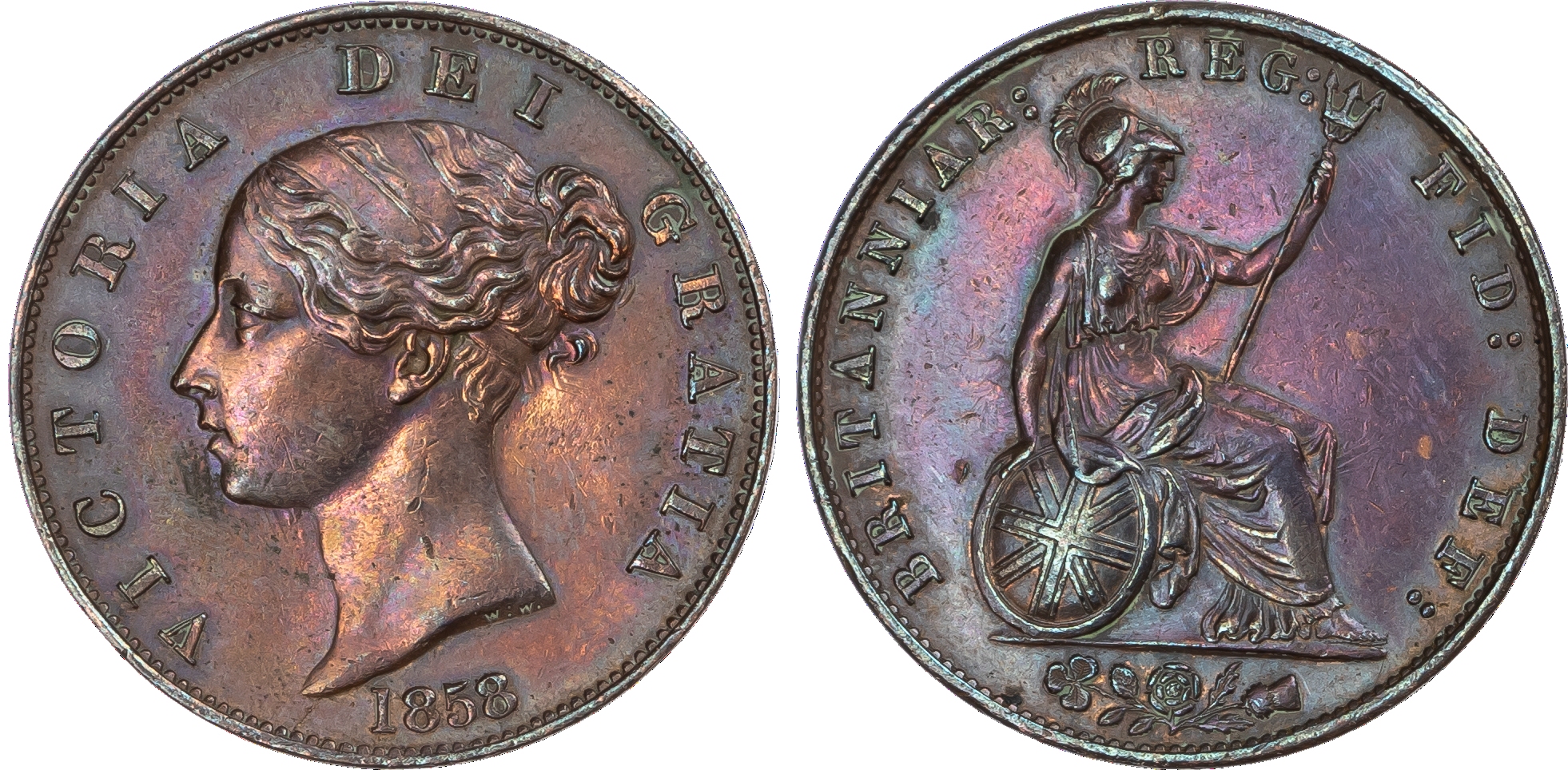 Lot of medallions and coins [13].