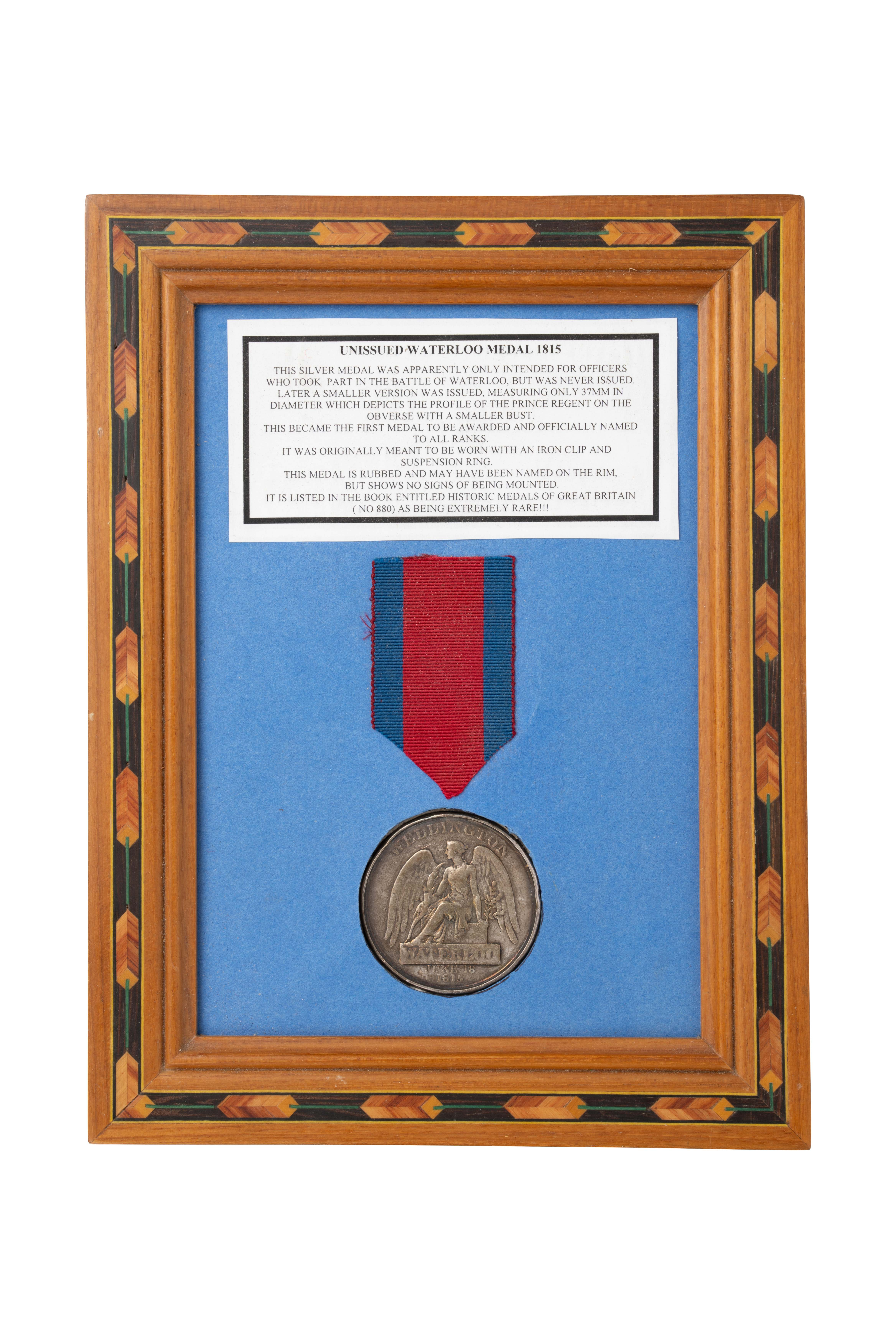 Unissued Waterloo Medal 