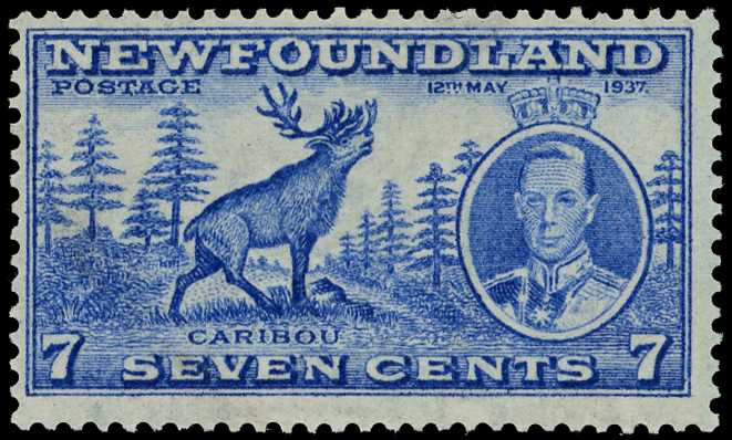 1937 7c Coronation perf 13 (comb), large part...