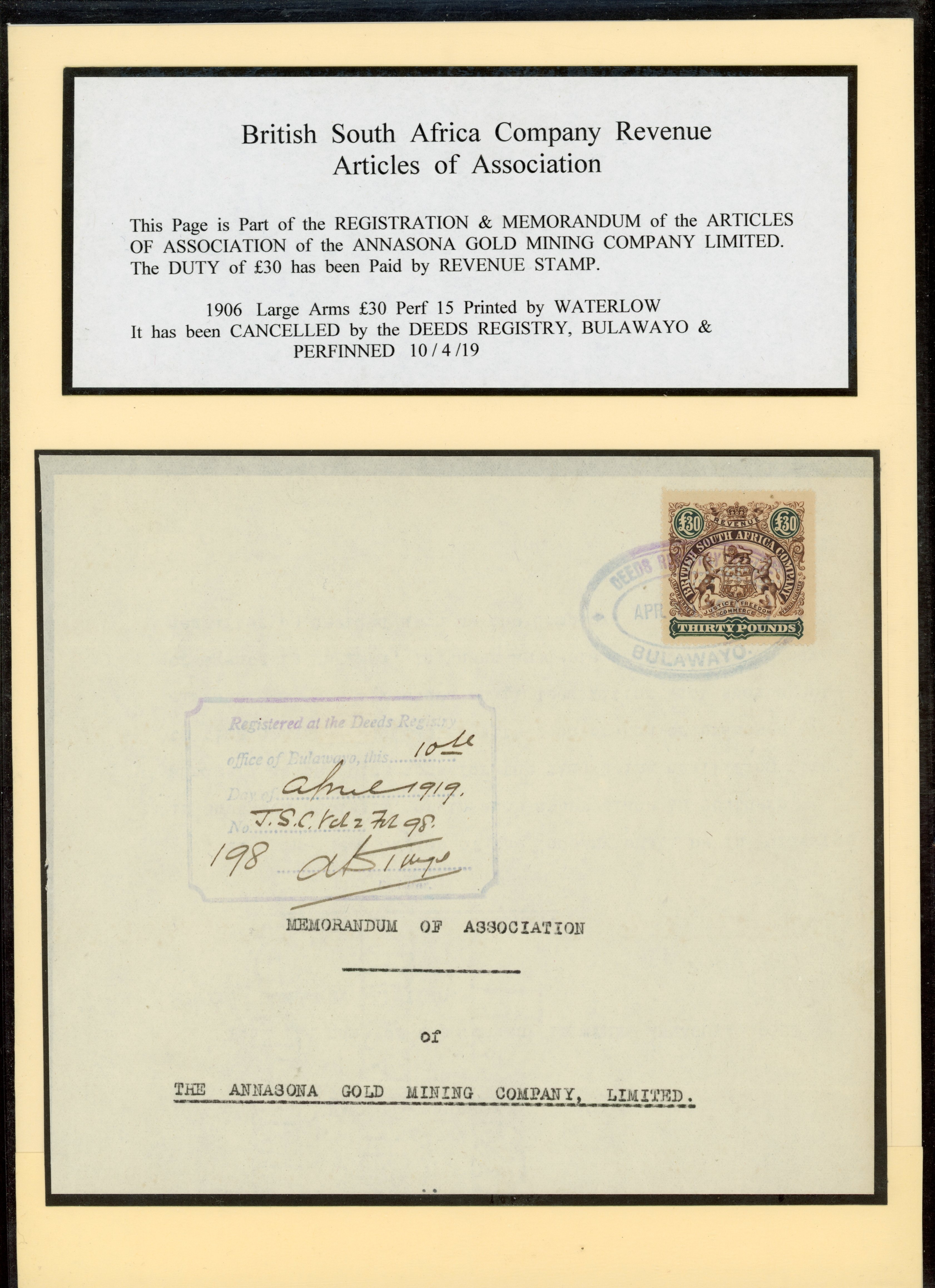 Rhodesia Documents group