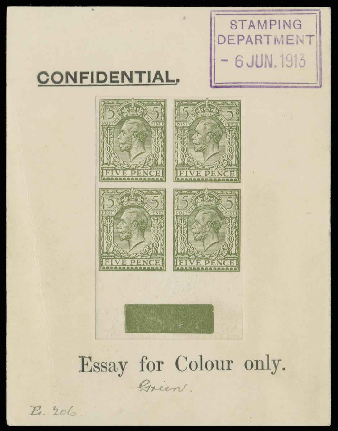 GB 1913 (Mint) SG381var