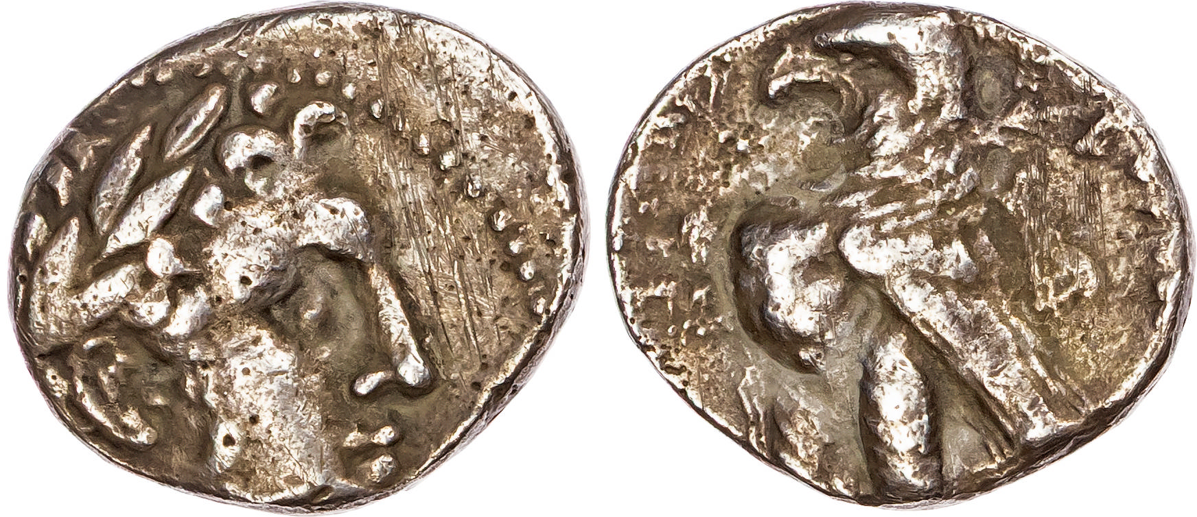 Phoenicia, Tyre, AR Half Shekel, uncertain date, 8.28g. 