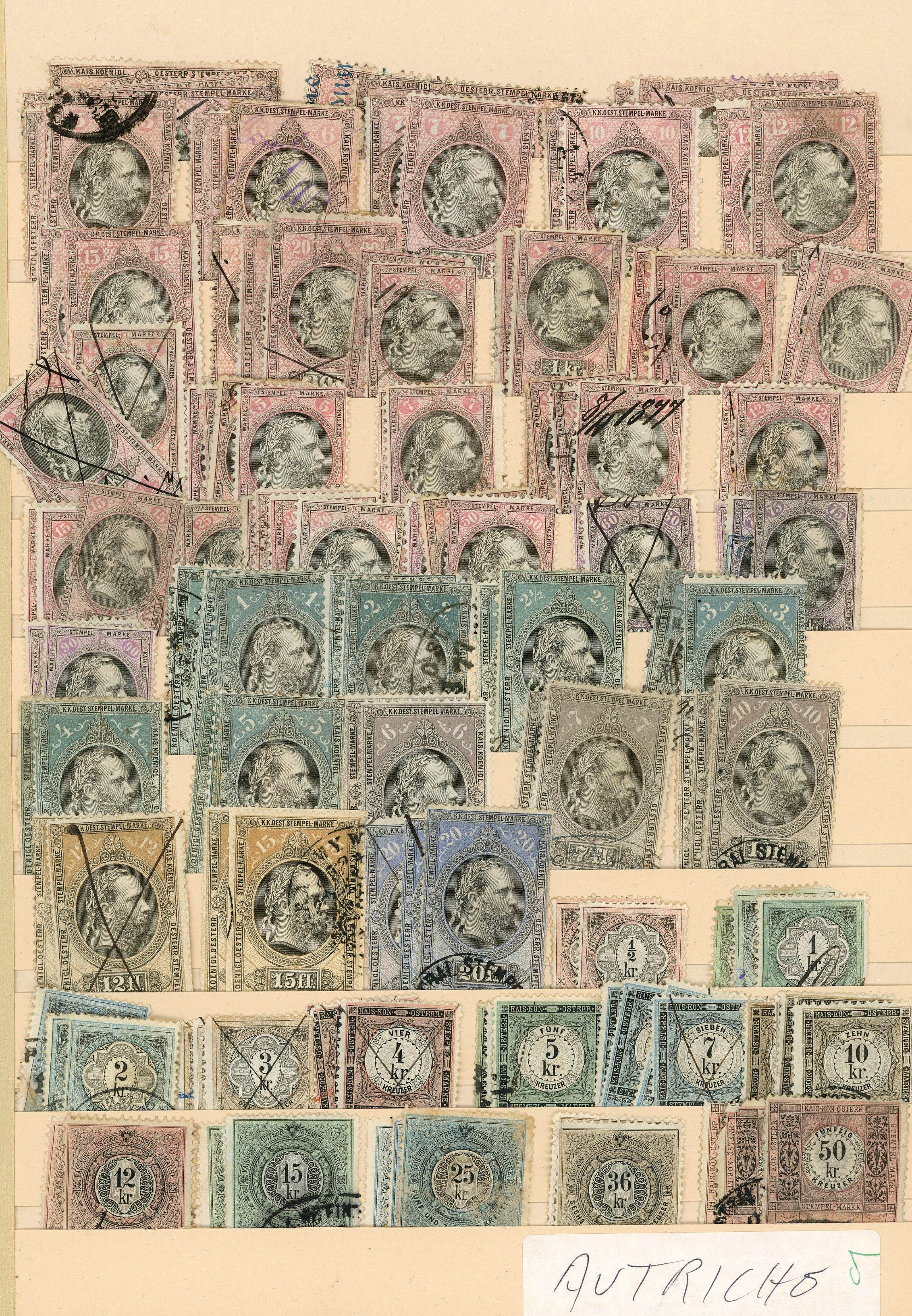 AUSTRIA: comprehensive collection in large envelope enatly arranged...