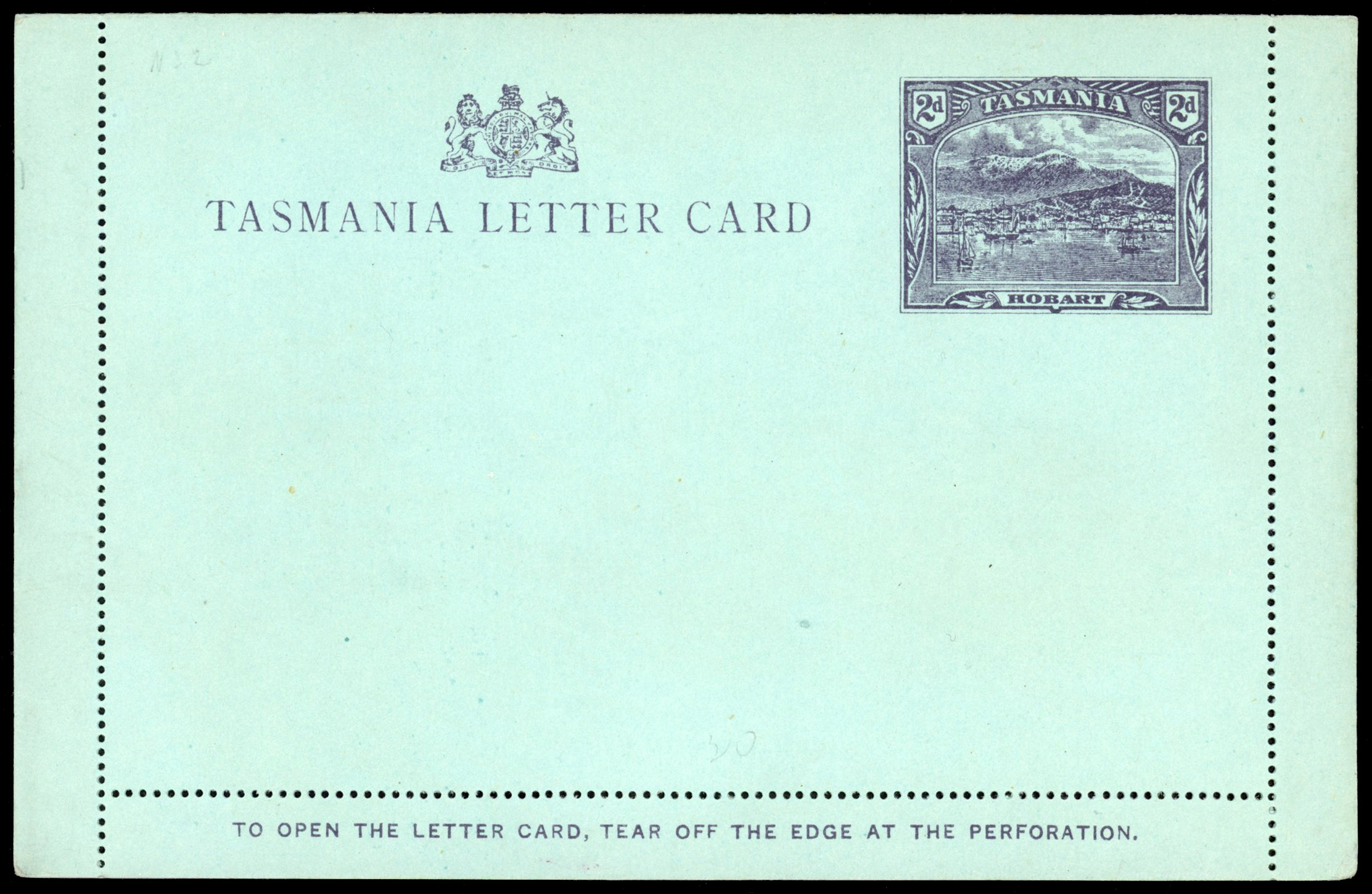 Tasmania Stationery lettercards 1901 Mines set of six unused