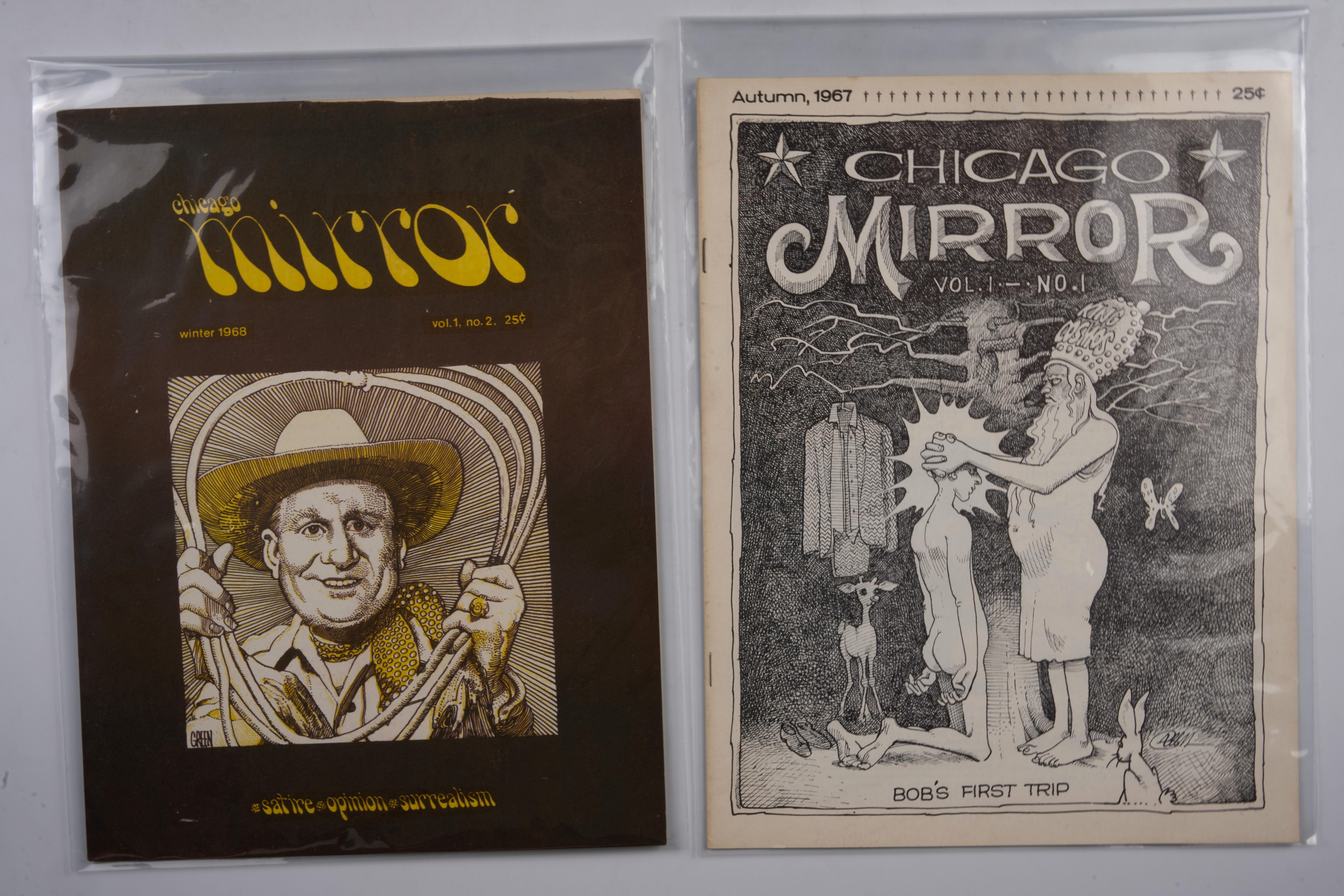 Chicago Mirror Volume 1 No. 1 & No. 2 (Mirror Publishing Empire, 1967-1968)