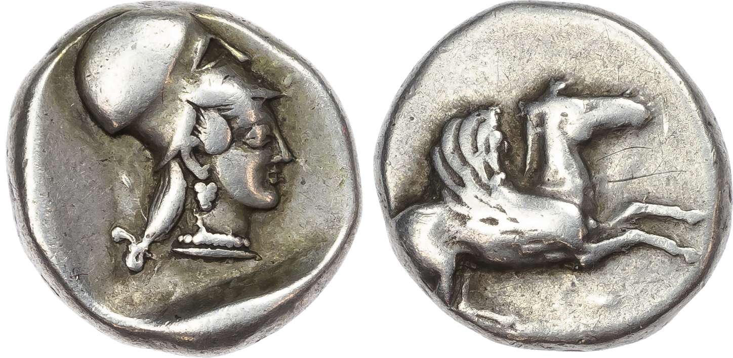 Corinthia, Corinth (c. 500-450 BC) AR Stater, 8.48g. 