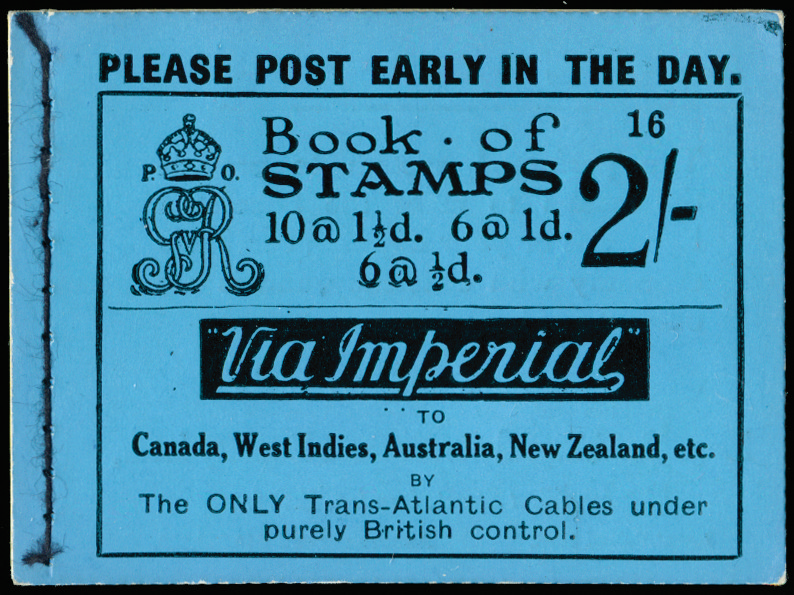 GB SGBB12 1924 2s Booklet (Edition No.16).