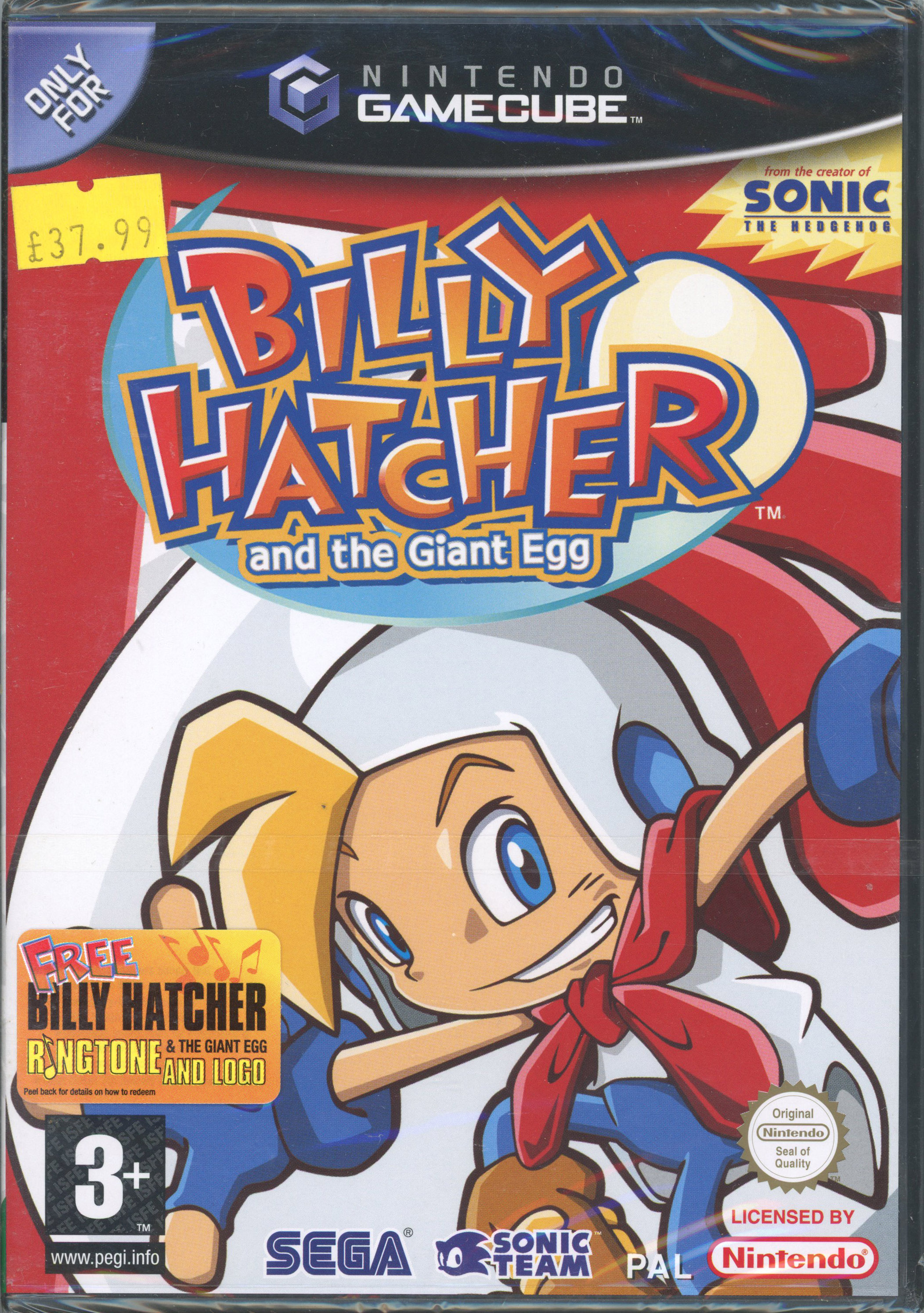 Nintendo - Billy Hatcher and the Giant Egg - Gamecube - Factory Sealed