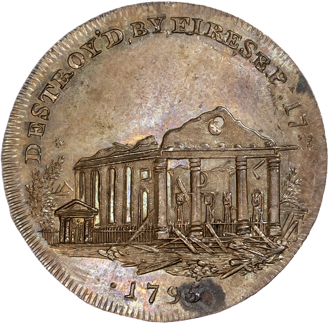 London - Covent Garden, Paul Skidmore Social Series mule Halfpenny 1795