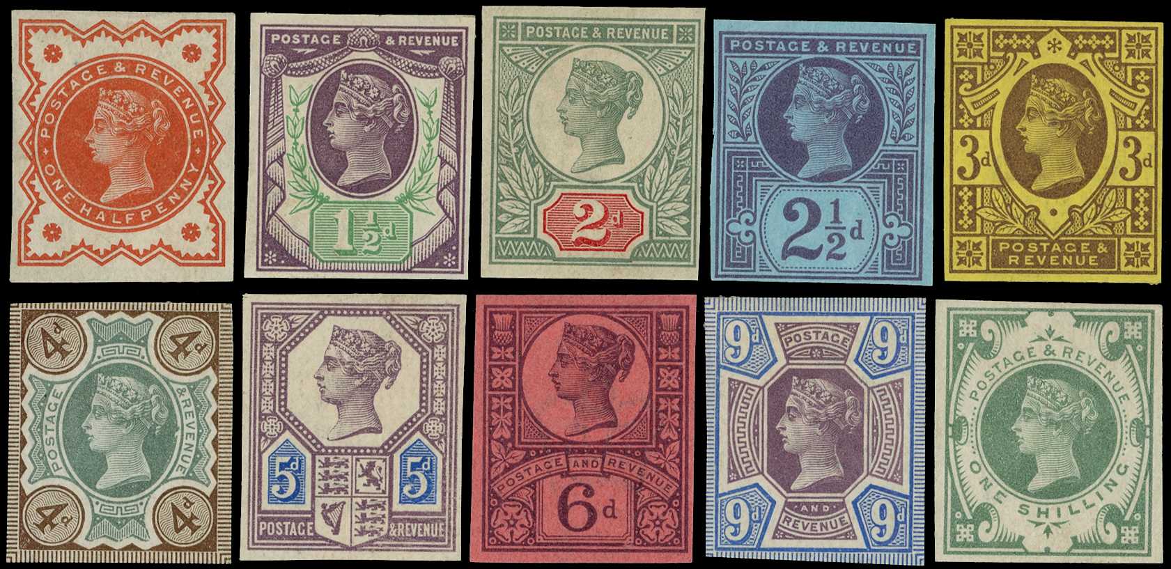 1887 Jubilee imprimaturs, a very fine...
