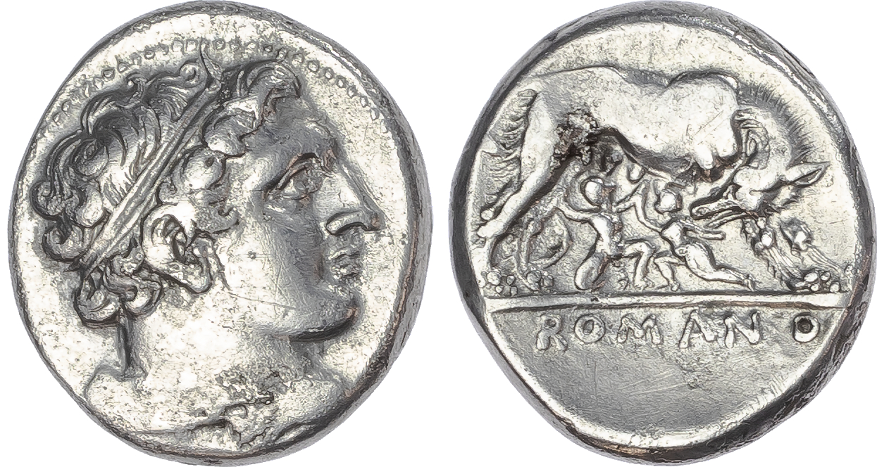 Roman Republic, Anonymous (after c. 276 BC) AR Didrachm, Neapolis (?), 7.01g.