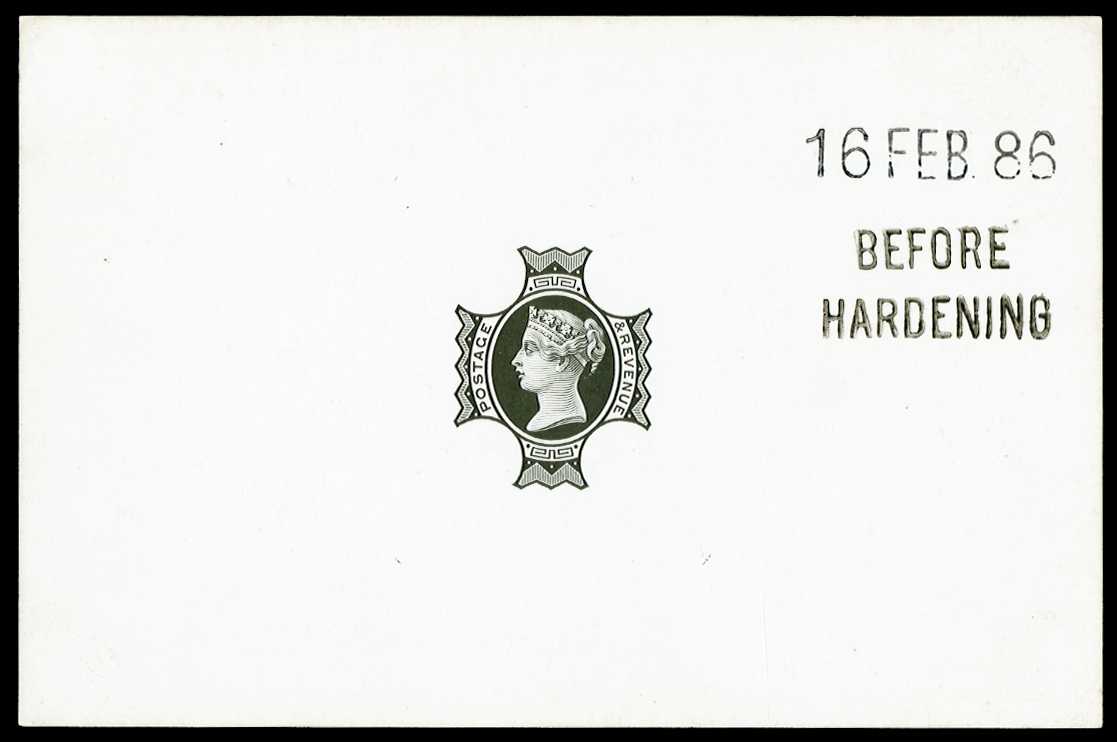1886 4d “Jubilee“ head plate die proof. Very...