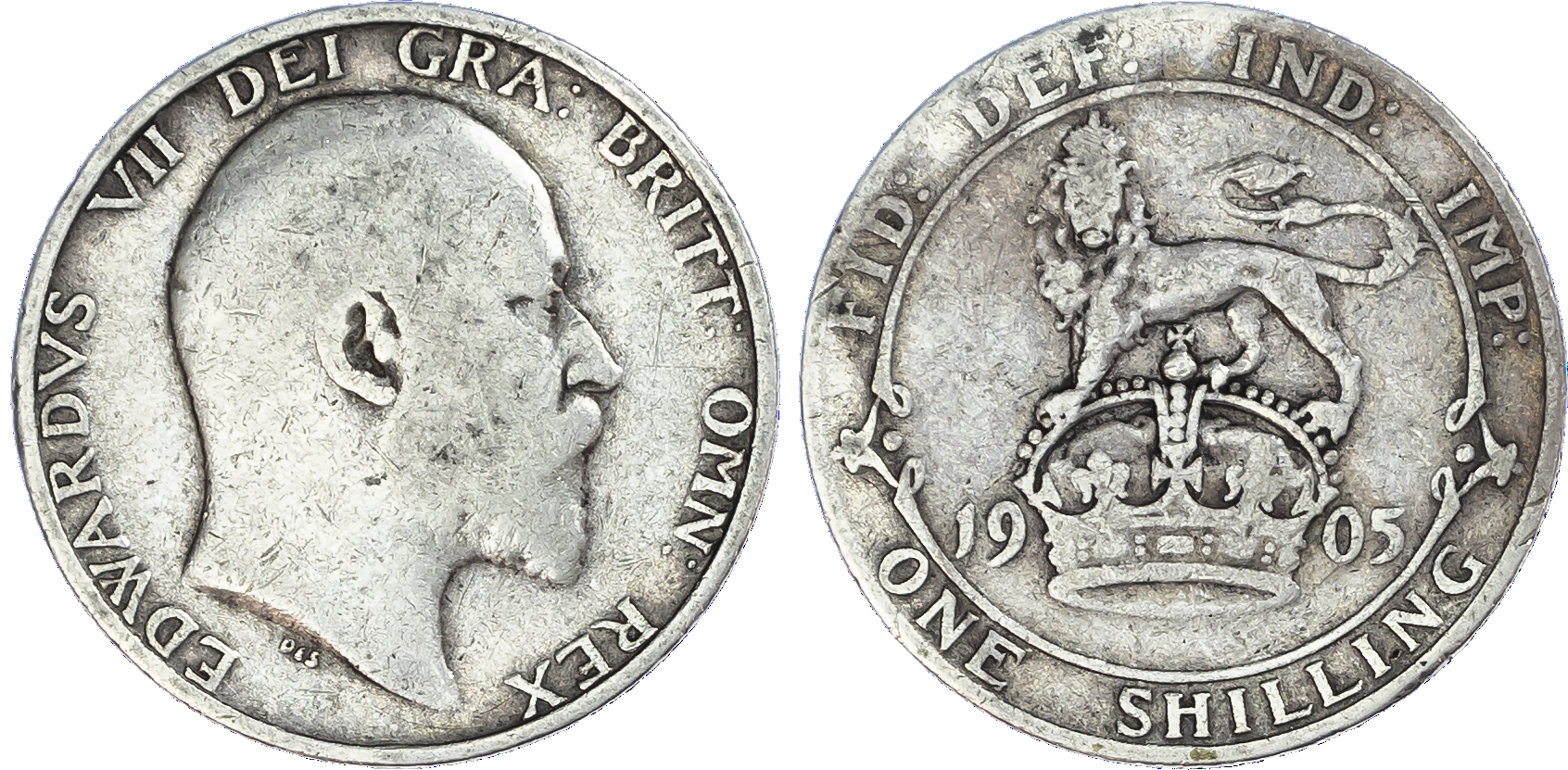 Edward VII (1901-10), Shilling, 1905