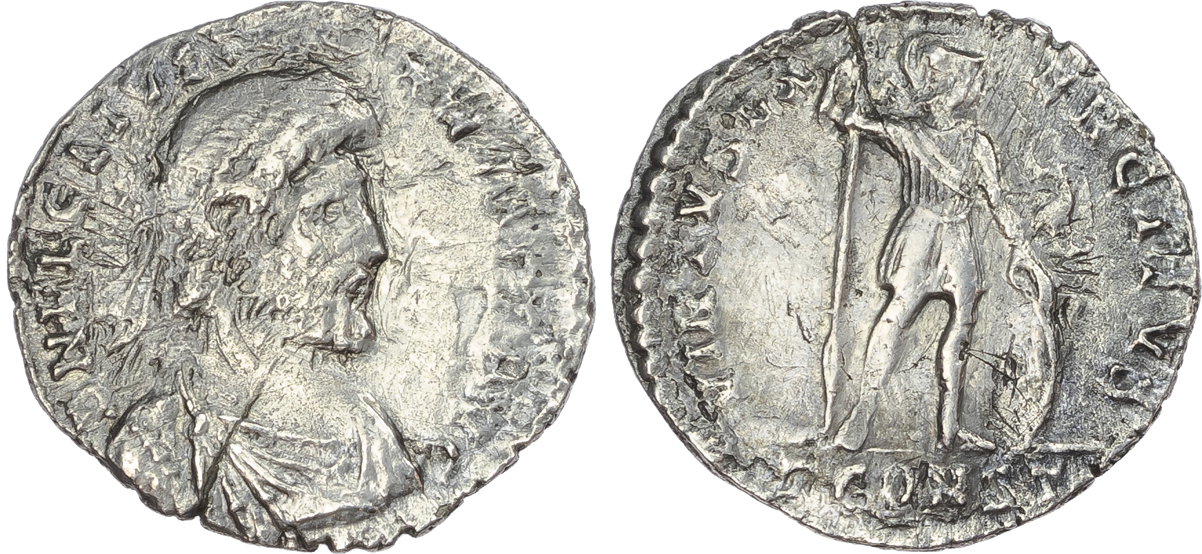 Julian II (AD 360-363) AR Light Miliarense, Arles, AD 360-363, 3.93g.