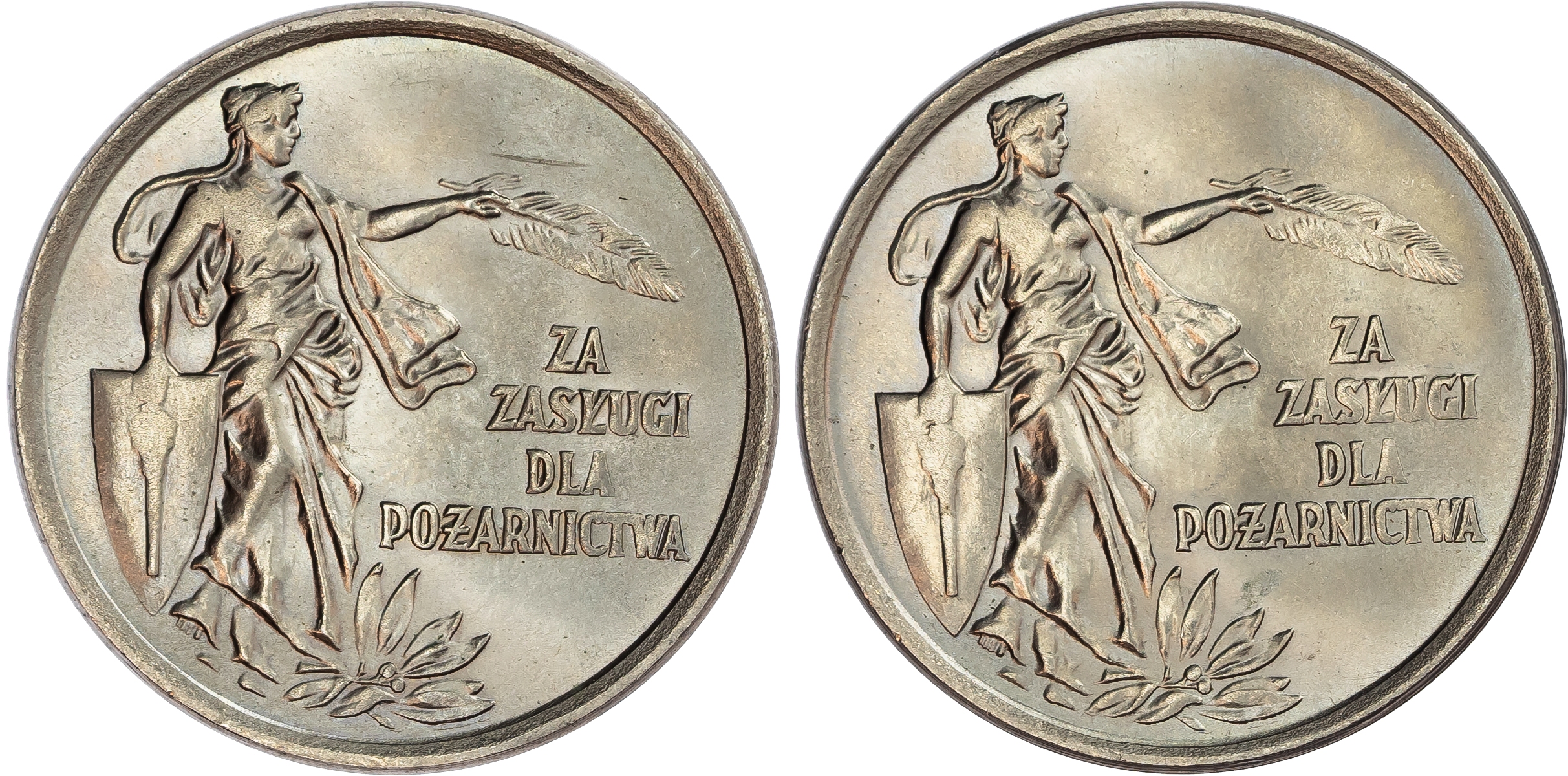 Poland. Heaton Mint Cu Ni Pattern Medal for National Fire Fighters. 1926.