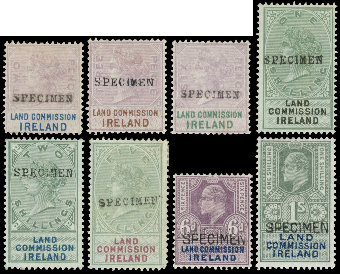 Ireland 1881-1902 Land Commission Specimen group