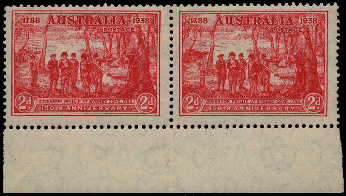 1937 Founding 2d, lower marginal horizontal...