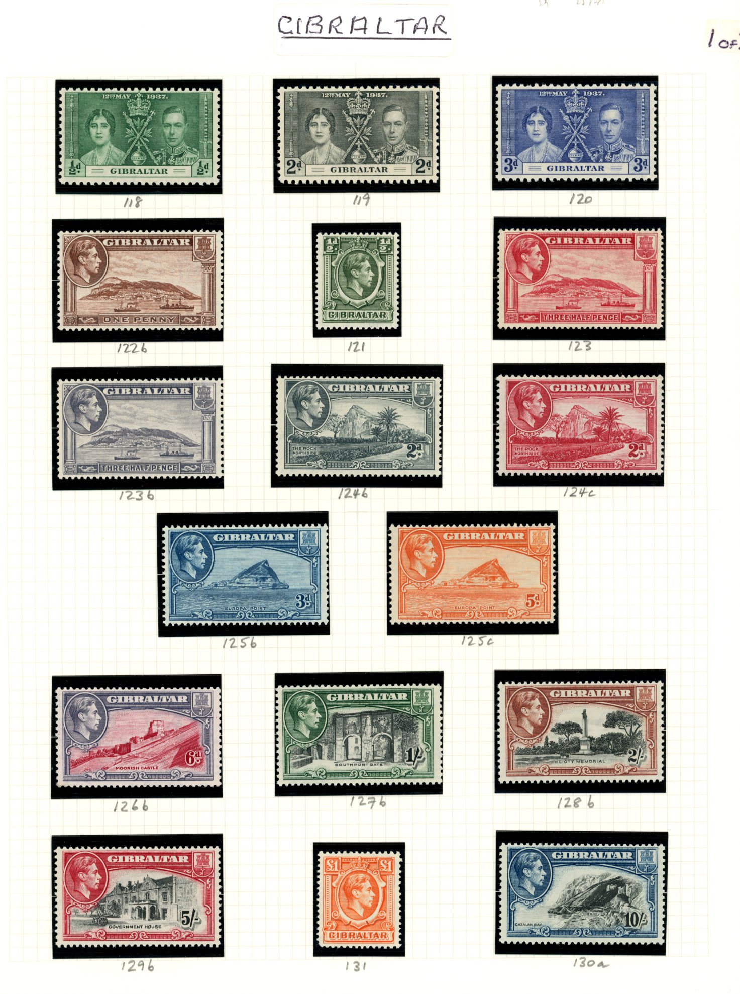 1937-52 KG VI British Europe mint collection...