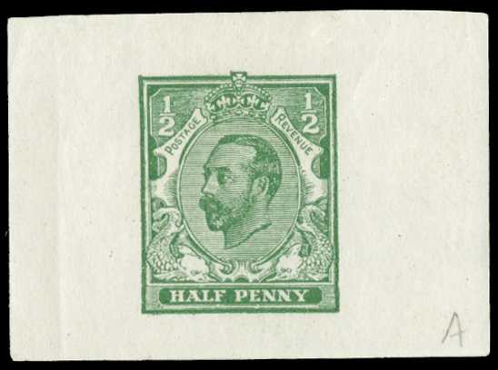 1911 Colour trial. Very fine imperforate...