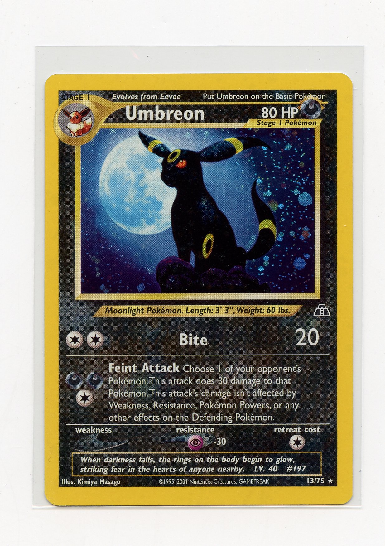 Umbreon #13 Holo Neo Discovery - NM