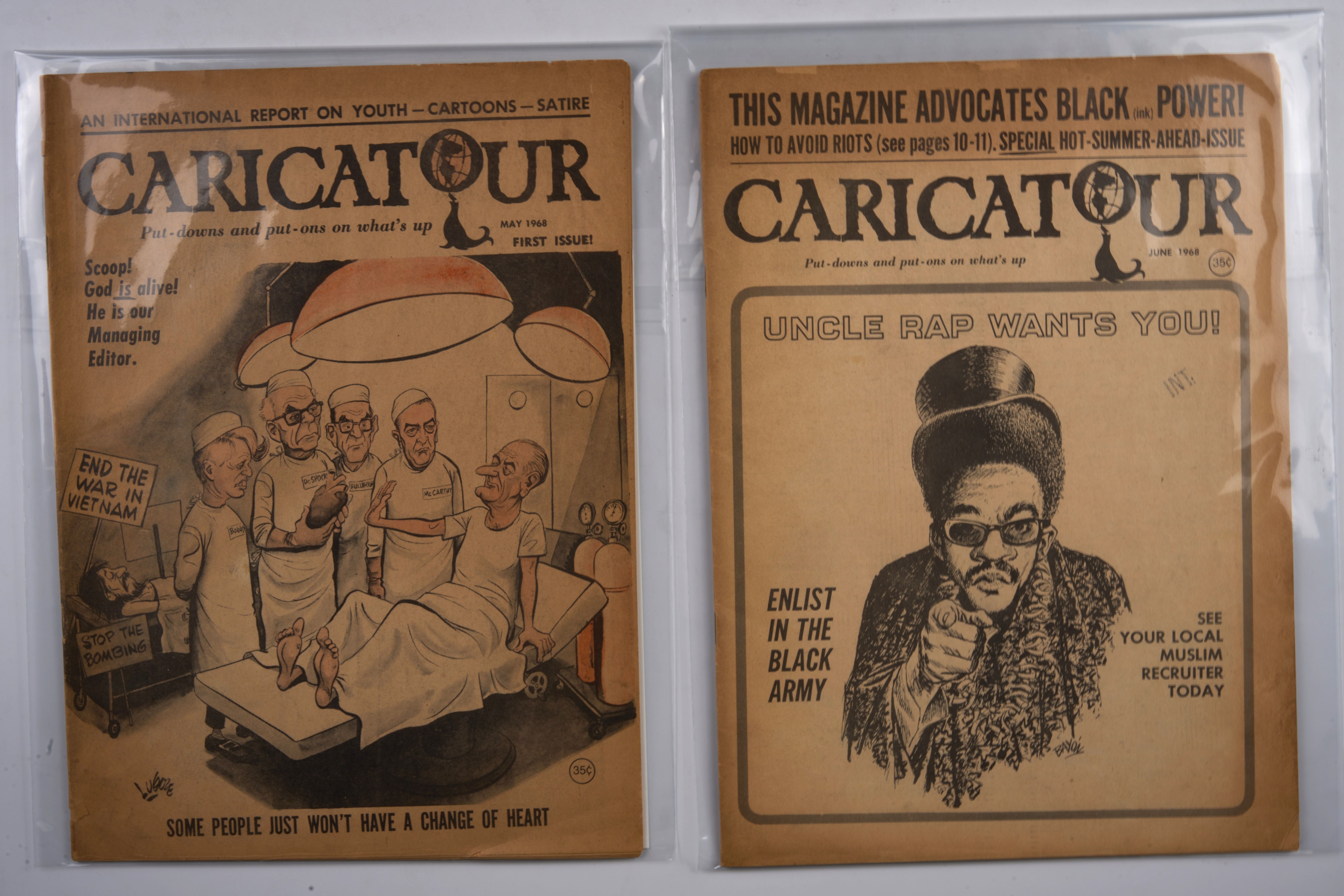 Caricatour Magazine #1 & #2 (Contemporary Publications Inc, 1968)