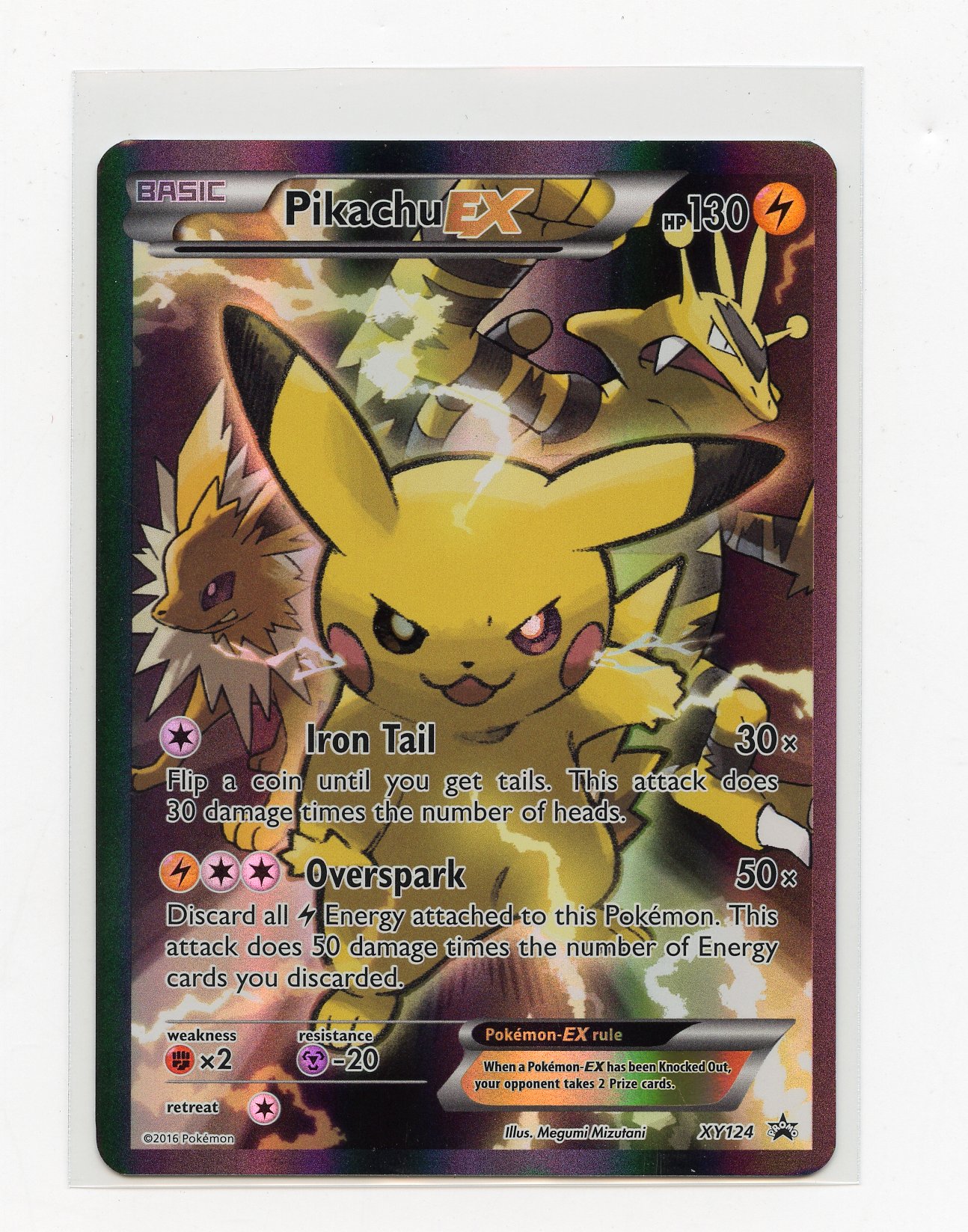 Pikachu EX #XY124 Black Star Promo - (LP)