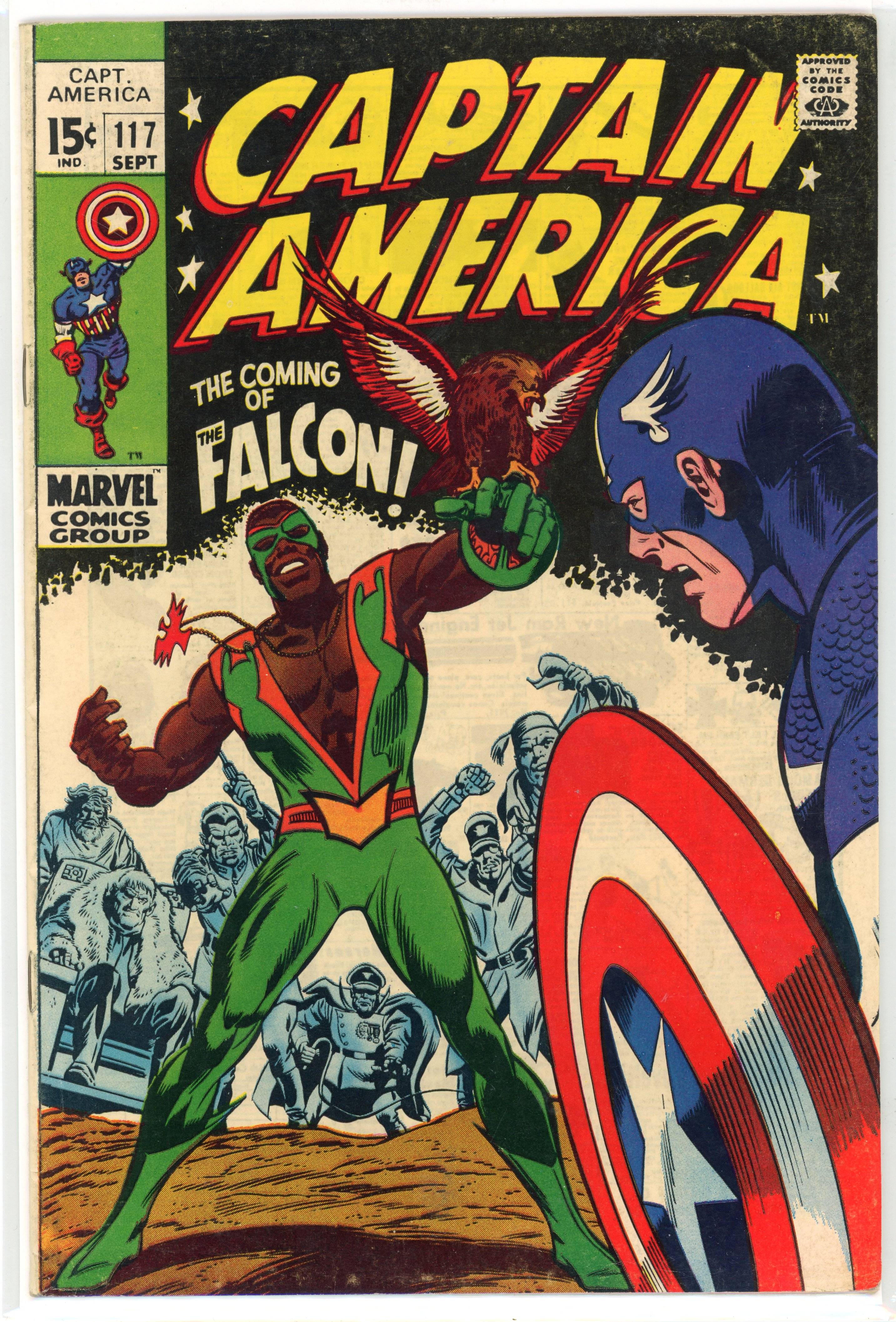 Captain America #117 (Marvel Comics, 1977) First appearance of The Falcon
